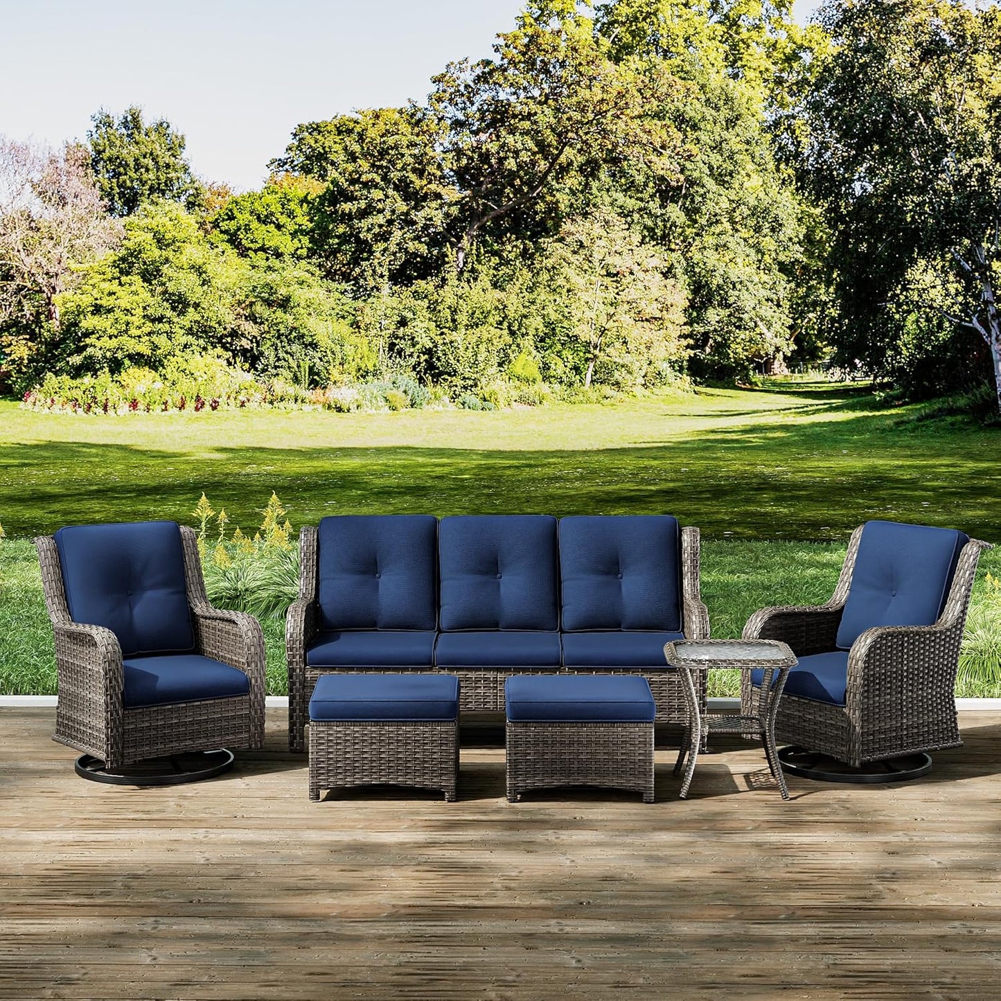 Joyside Wicker Patio Furniture Set for Ultimate Outdoor Comfort