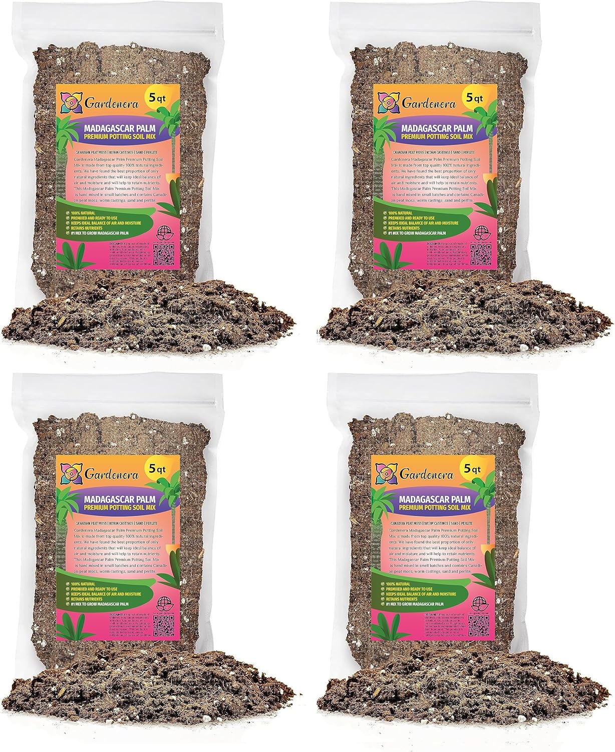 Gardenera Madagascar Palm Potting Mix for Thriving Growth