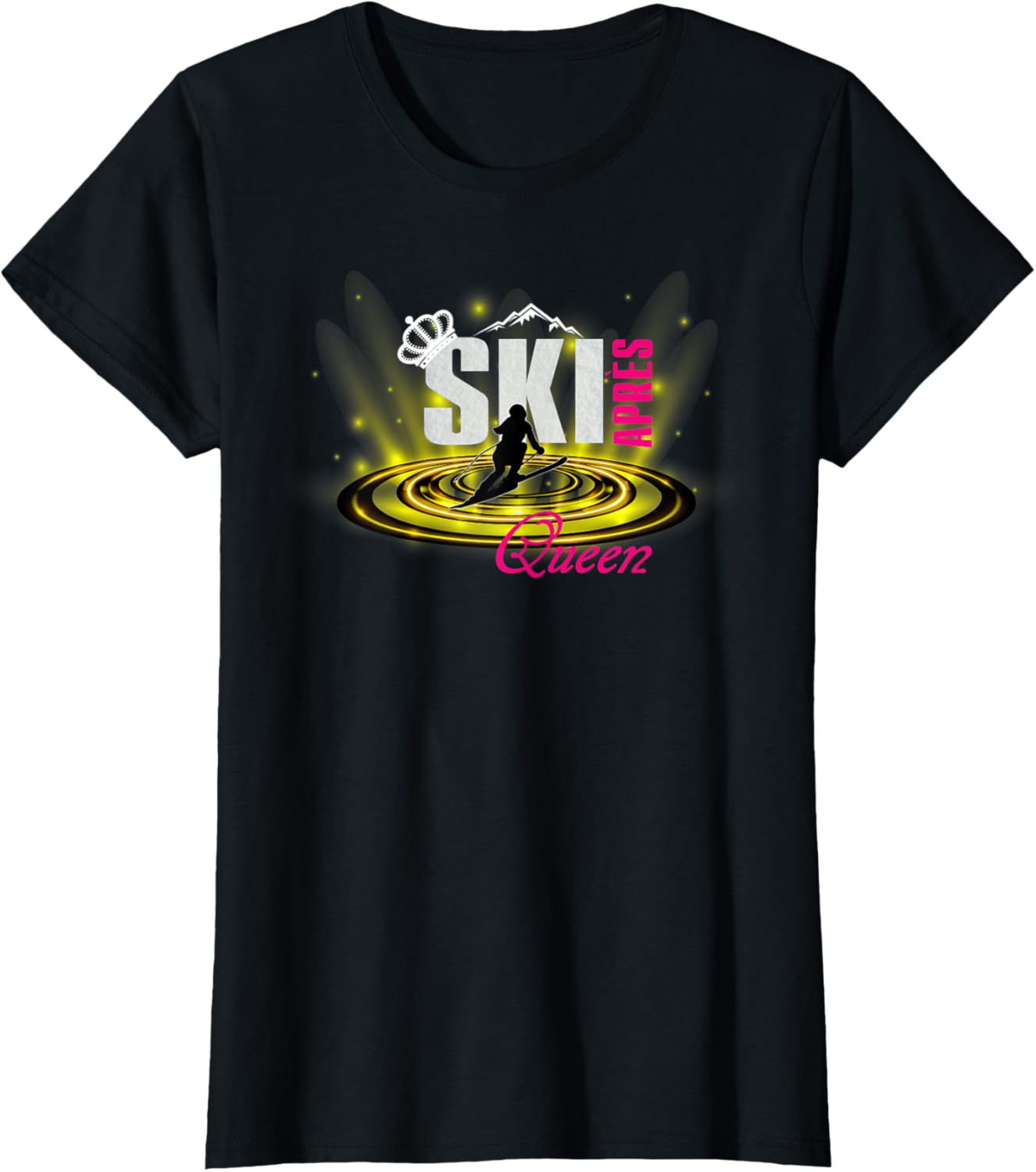 Apres Ski Queen Tee - Funny Winter Design