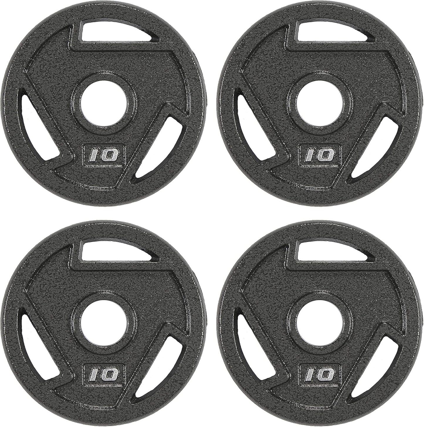 Signature Fitness Cast Iron Weight Plates for Strength Training