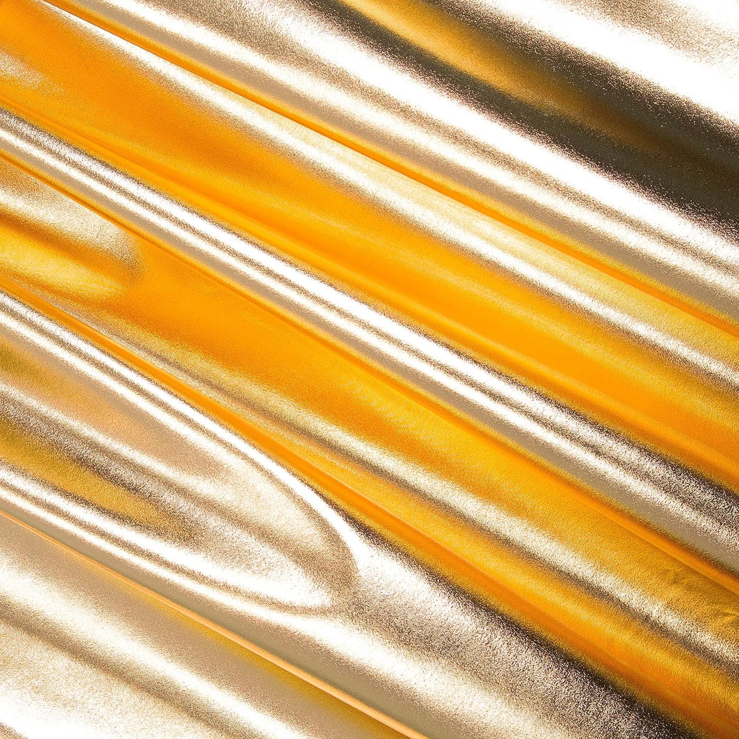 Gold Polyester Fabric for Dancewear and Costumes - 60in Wide