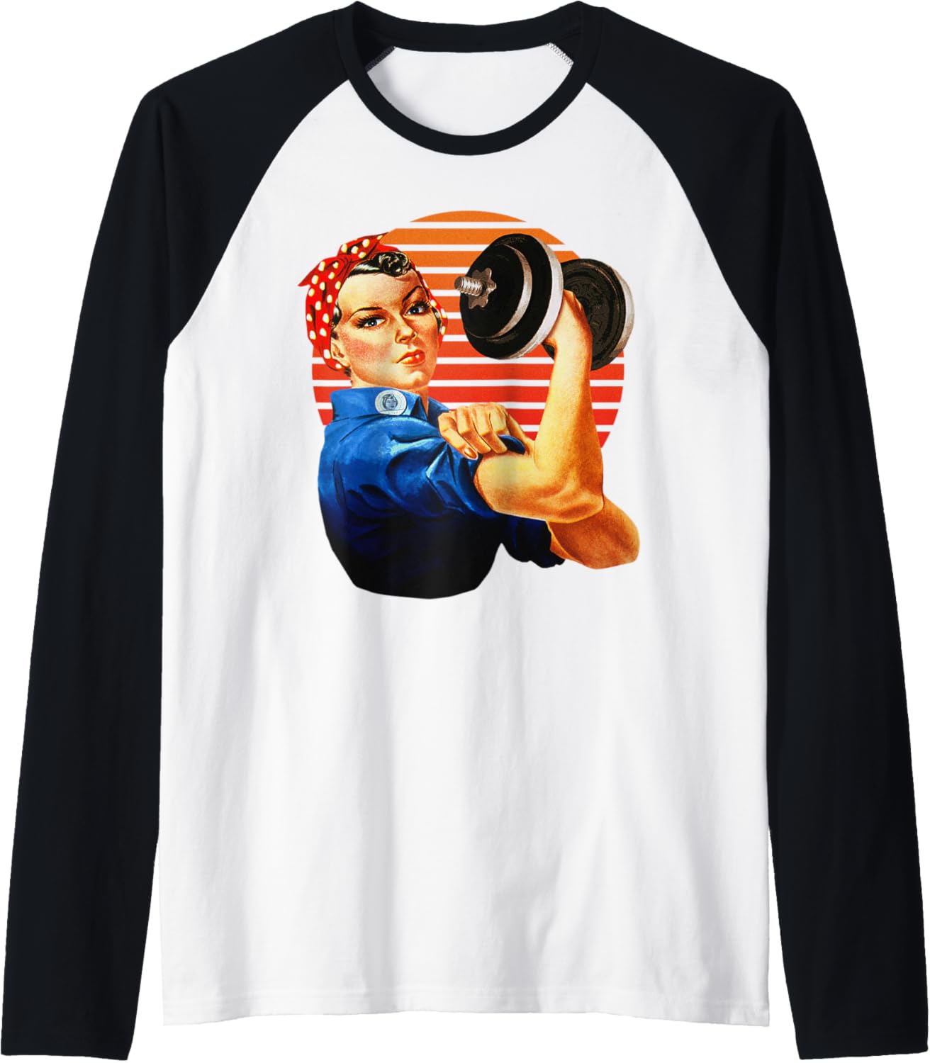 Empowering Rosie Workout Raglan Tee