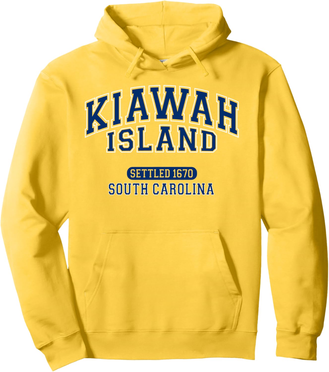 Kiawah Island SC 1670 Blue Hoodie