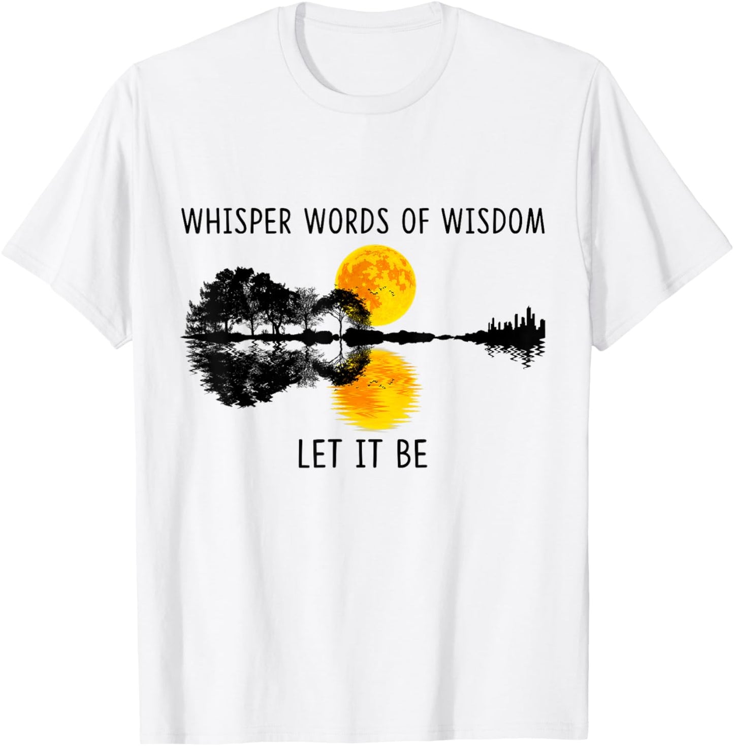 Whisper Wisdom Guitar Lake T-Shirt