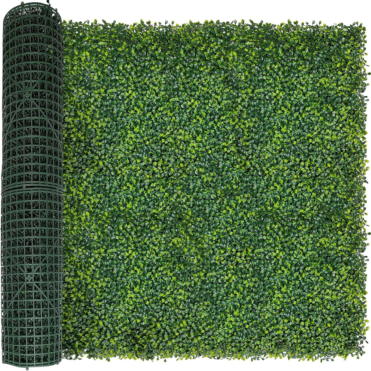 Artificial Boxwood Roll Panels for Indoor Outdoor Privacy Decor