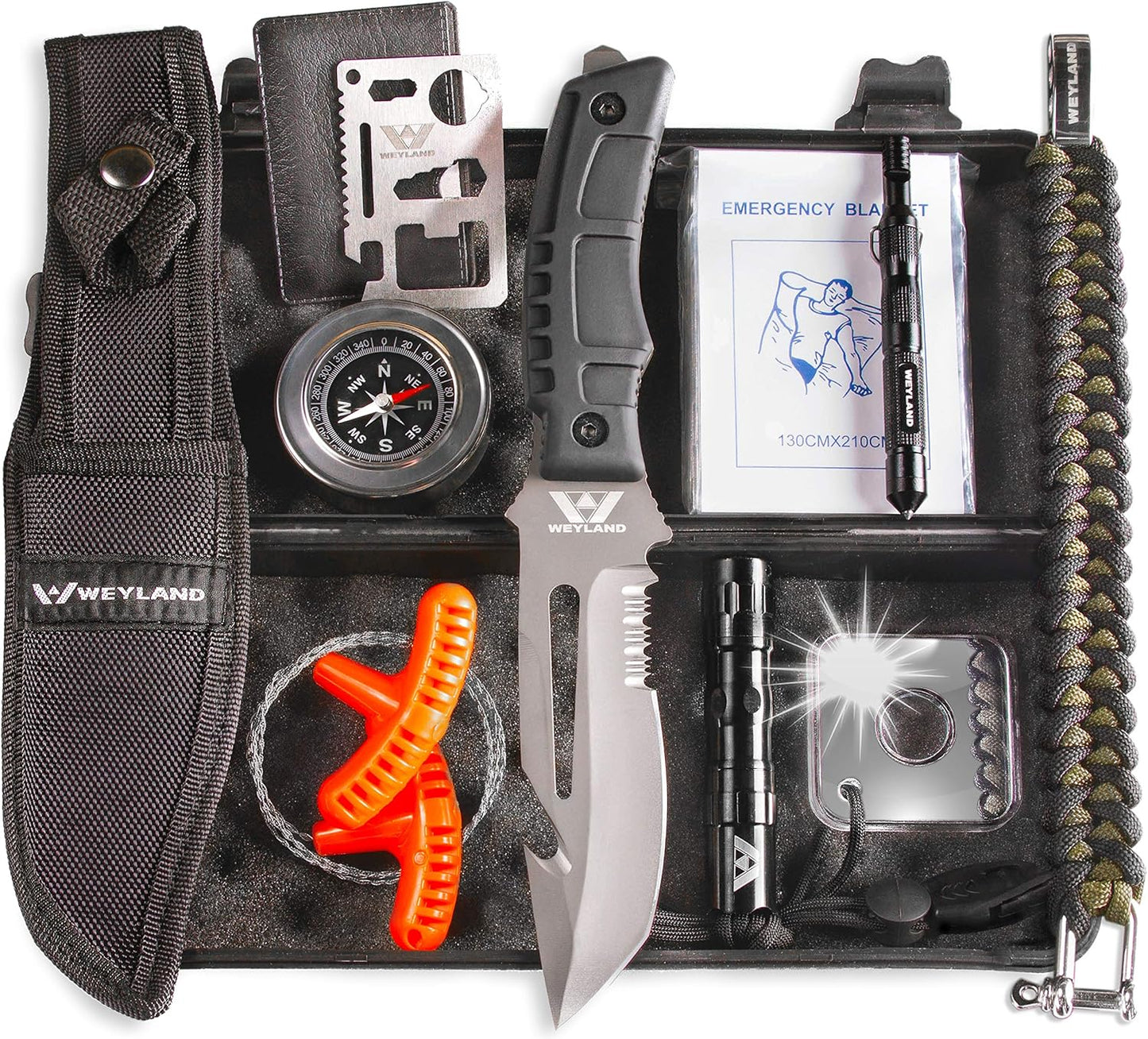 Weyland Ultimate Survival Kit - 11-in-1 Outdoor Gear
