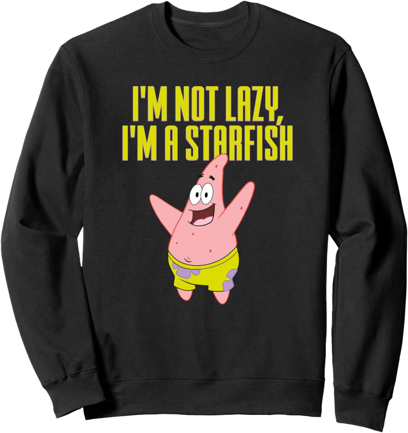 Mademark Patrick Star I'm Not Lazy Sweatshirt for Comfort Lovers
