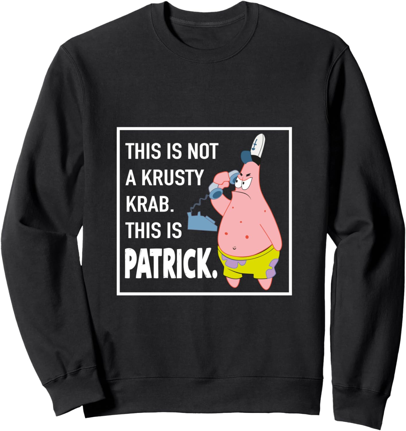 Mademark SpongeBob Patrick Star Sweatshirt - Cute Design for All