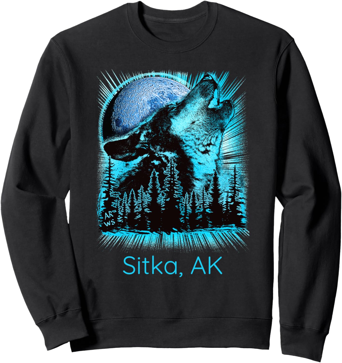 Sitka Howling Wolf Moon Nature Tee