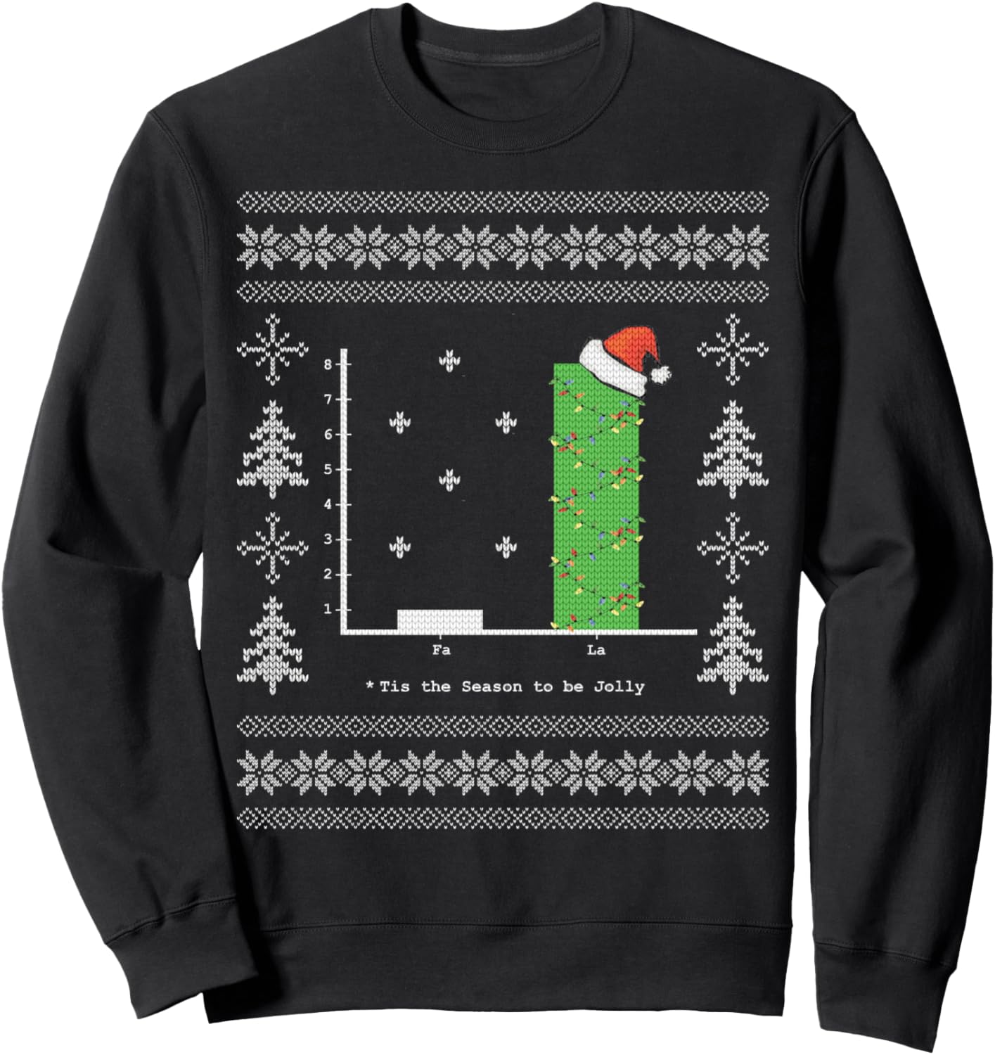 Graph Your Festive Cheer with Ugly Christmas Sweatshirt