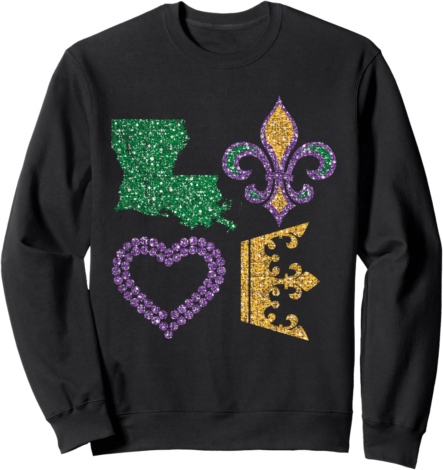 Comfy Mardi Gras Tee ~ Festive Fun!