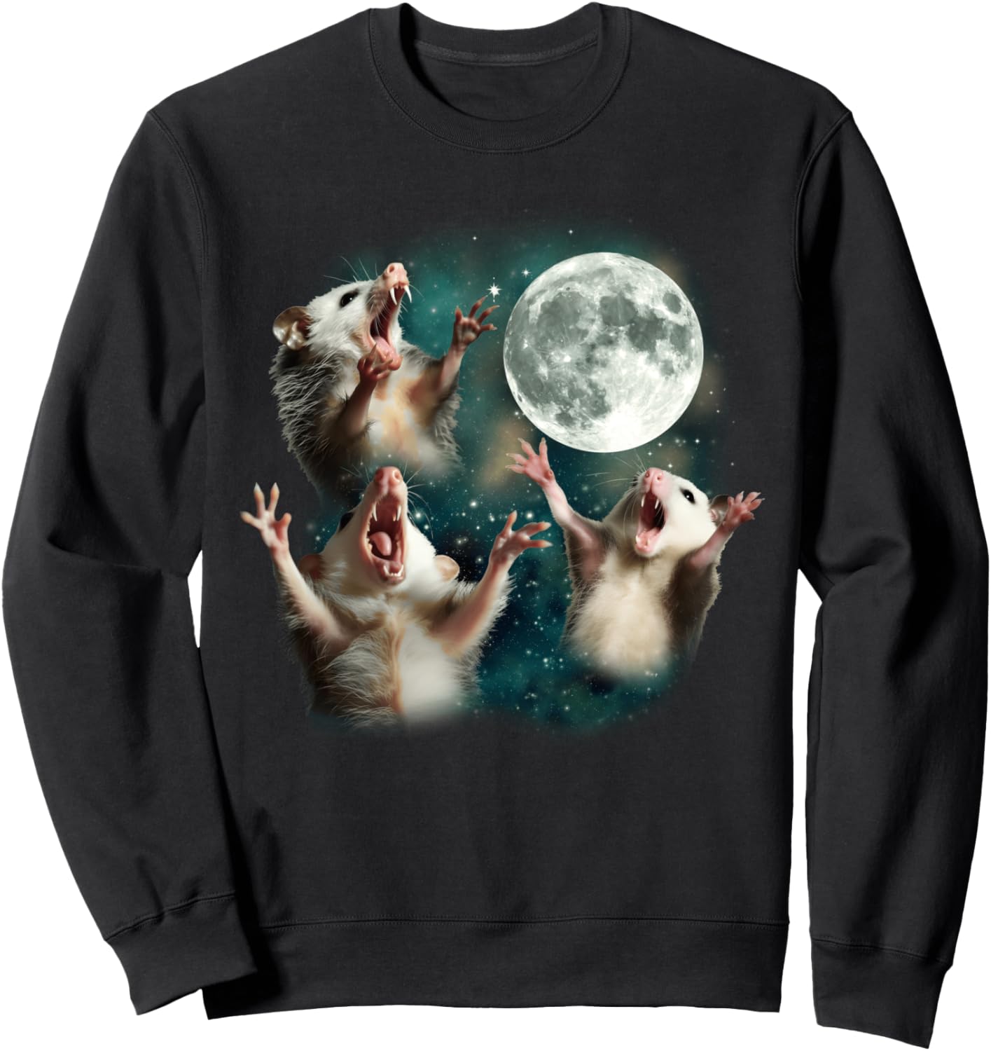 MagicMoon Possum Sweatshirt: Cozy Classic Fit