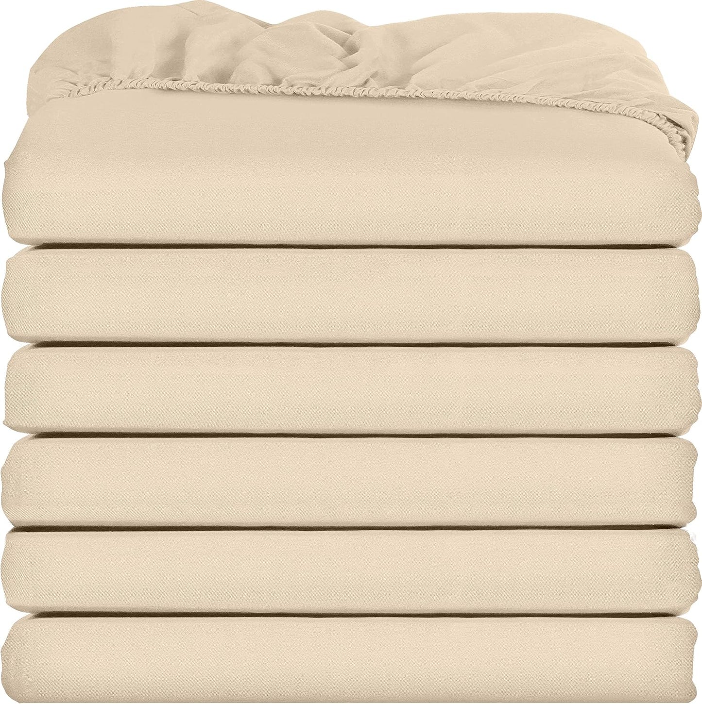 Utopia Bedding Queen Fitted Sheets - Soft Microfiber Pack of 6