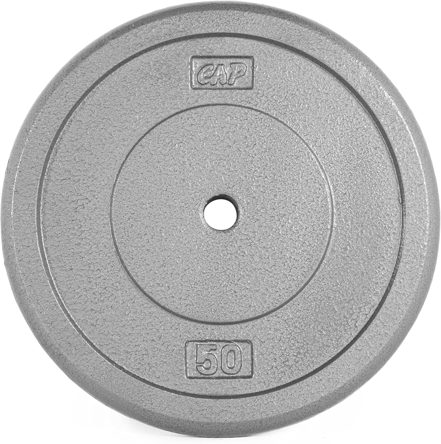 CAP Barbell Standard 1-Inch Cast Iron Weight Plates for Fitness