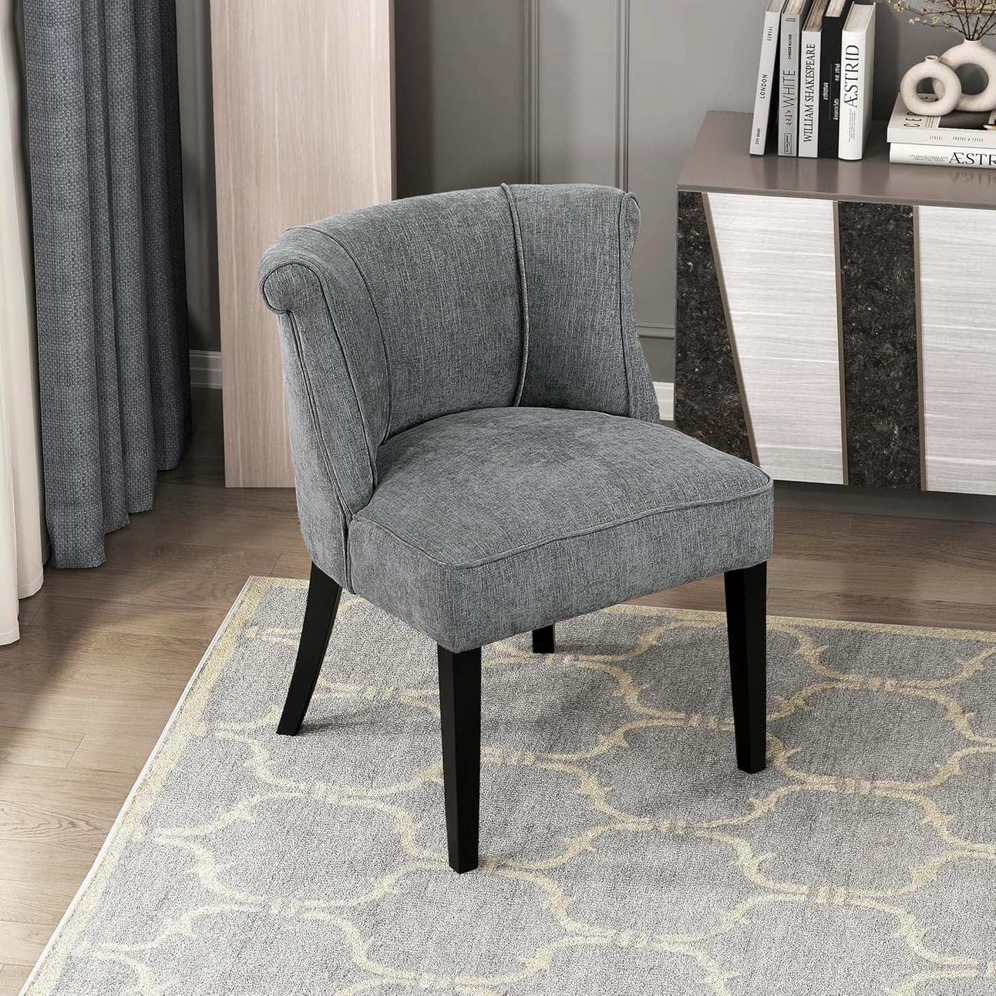 Comfy Lexicon Armless Accent Chair
