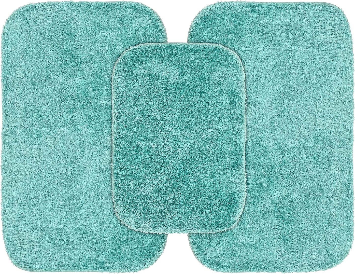 Garland Rug Traditional Nylon Washable Bath Rugs Set for Comfort