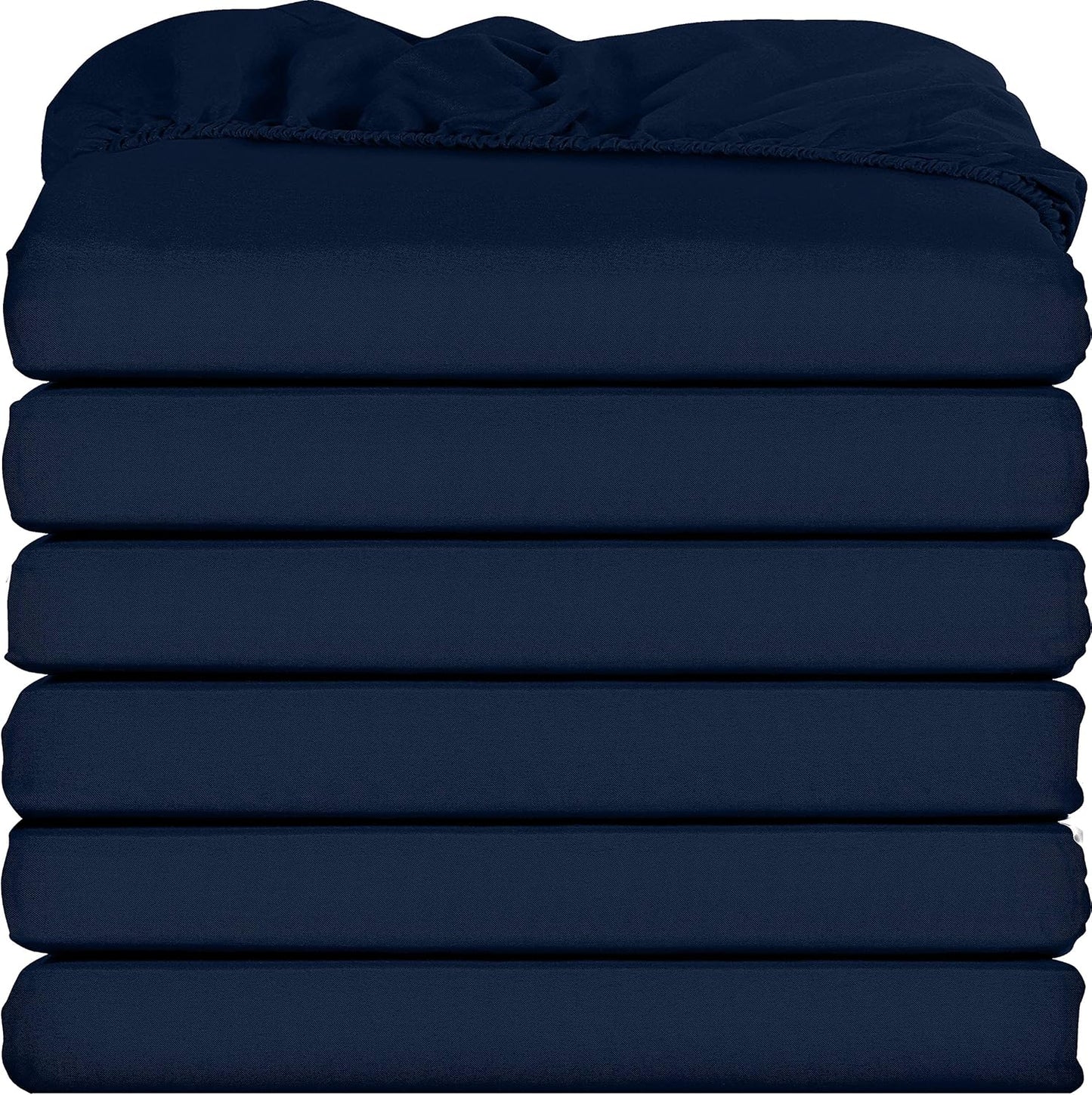 Utopia Bedding Twin Fitted Sheets - Soft Microfiber Pack of 6
