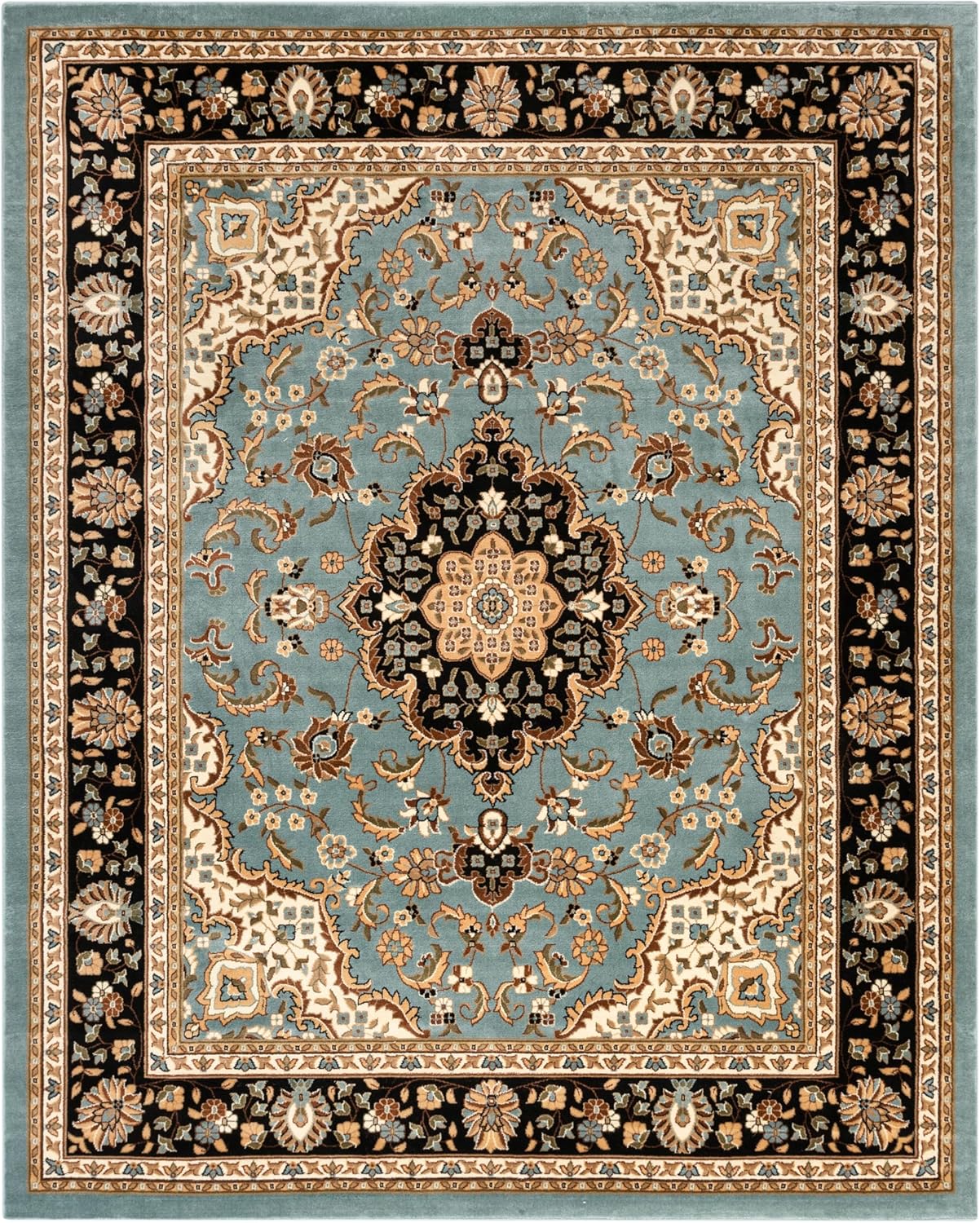 Well Woven Barclay Collection Medallion Kashan Area Rug 8x10