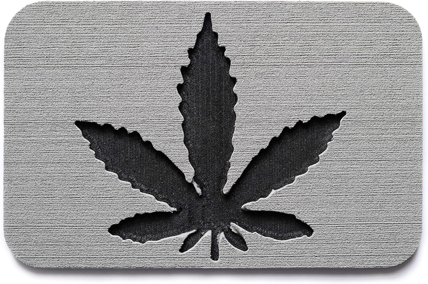 Pot Leaf Gray Stomp Pad for Ultimate Grip