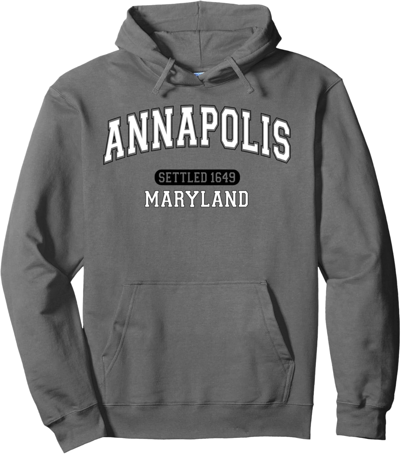 Annapolis MD 1649 Retro Arched Hoodie