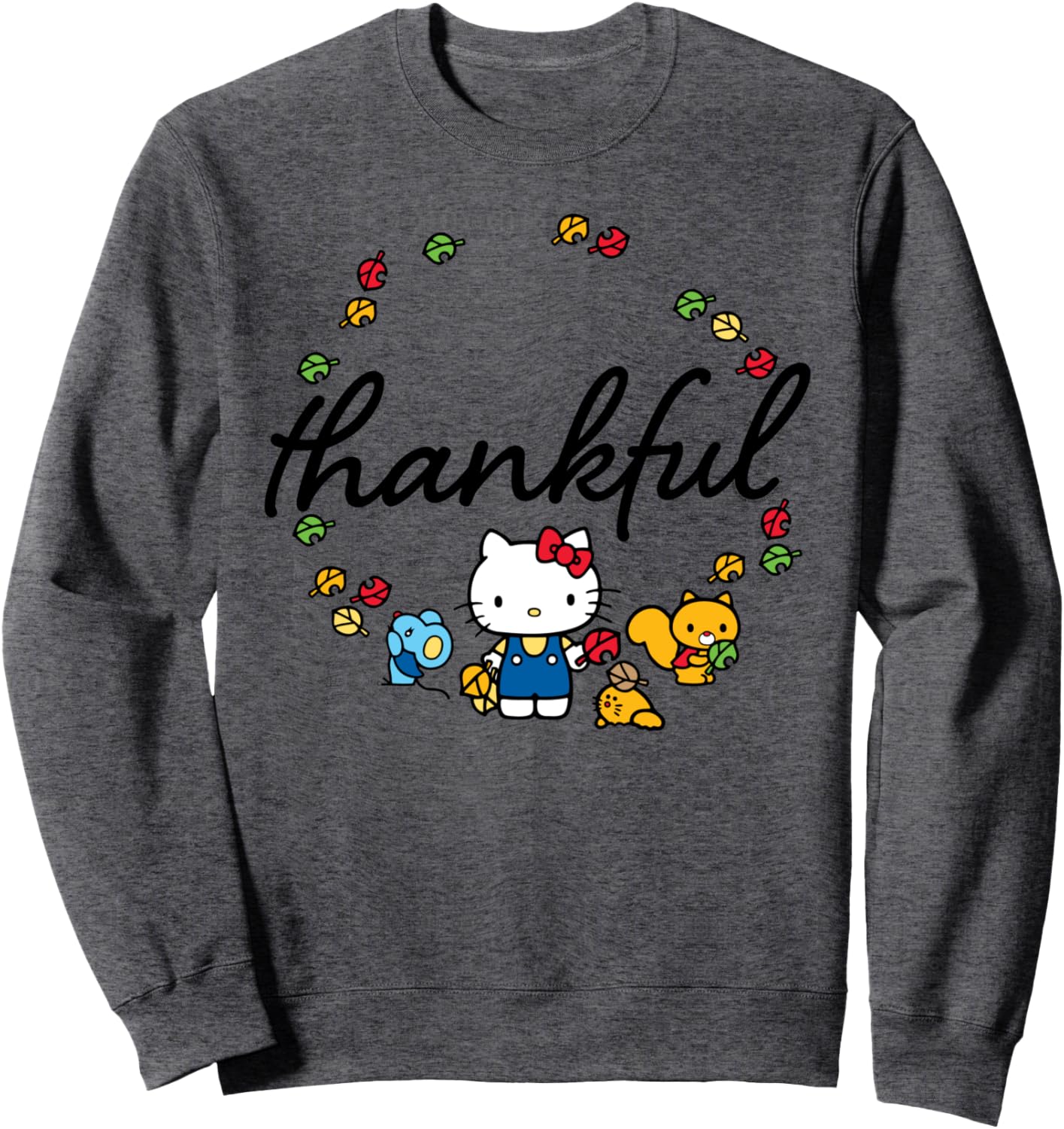 Hello Kitty Thanksgiving Fall Sweatshirt for Cozy Autumn Days