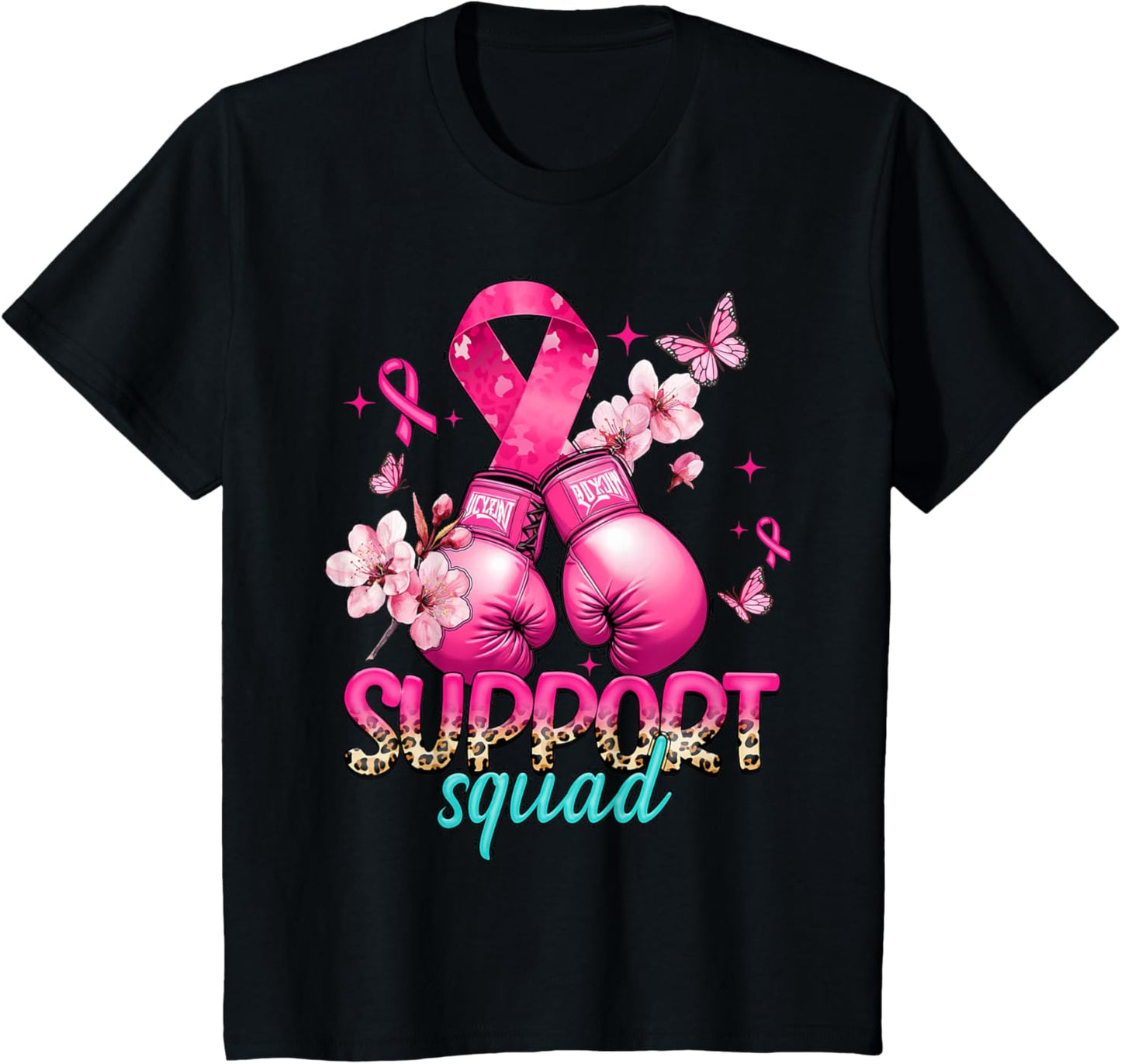 Cancer Support Squad Boxing Gloves Shirt