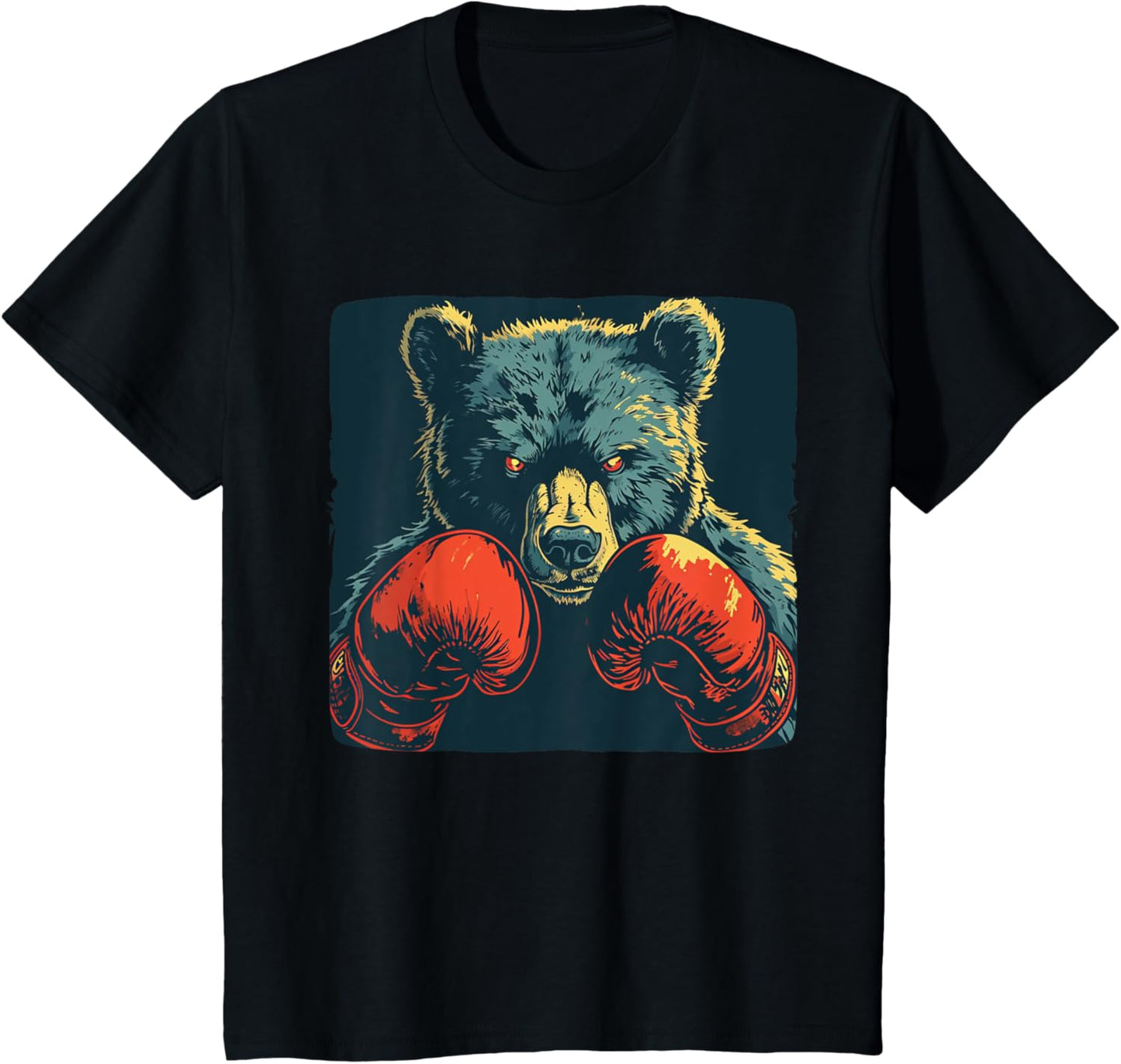 Boxing Bear Kids Tee - Playful Punches!