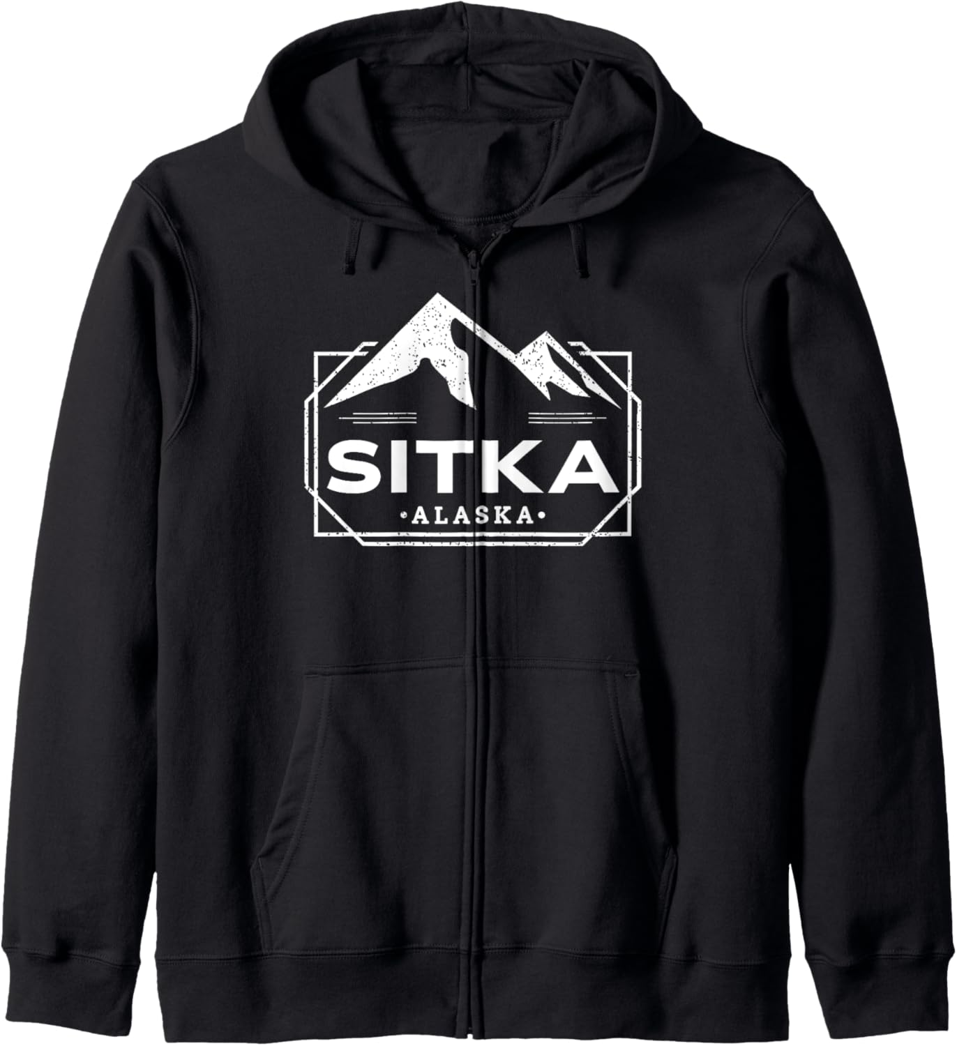 Vintage Sitka Alaska Hoodie - Retro Style Souvenir