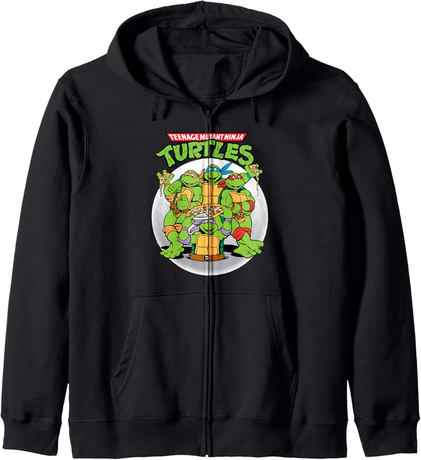 Original Teenage Mutant Ninja Turtles Classic Full Moon Zip Hoodie