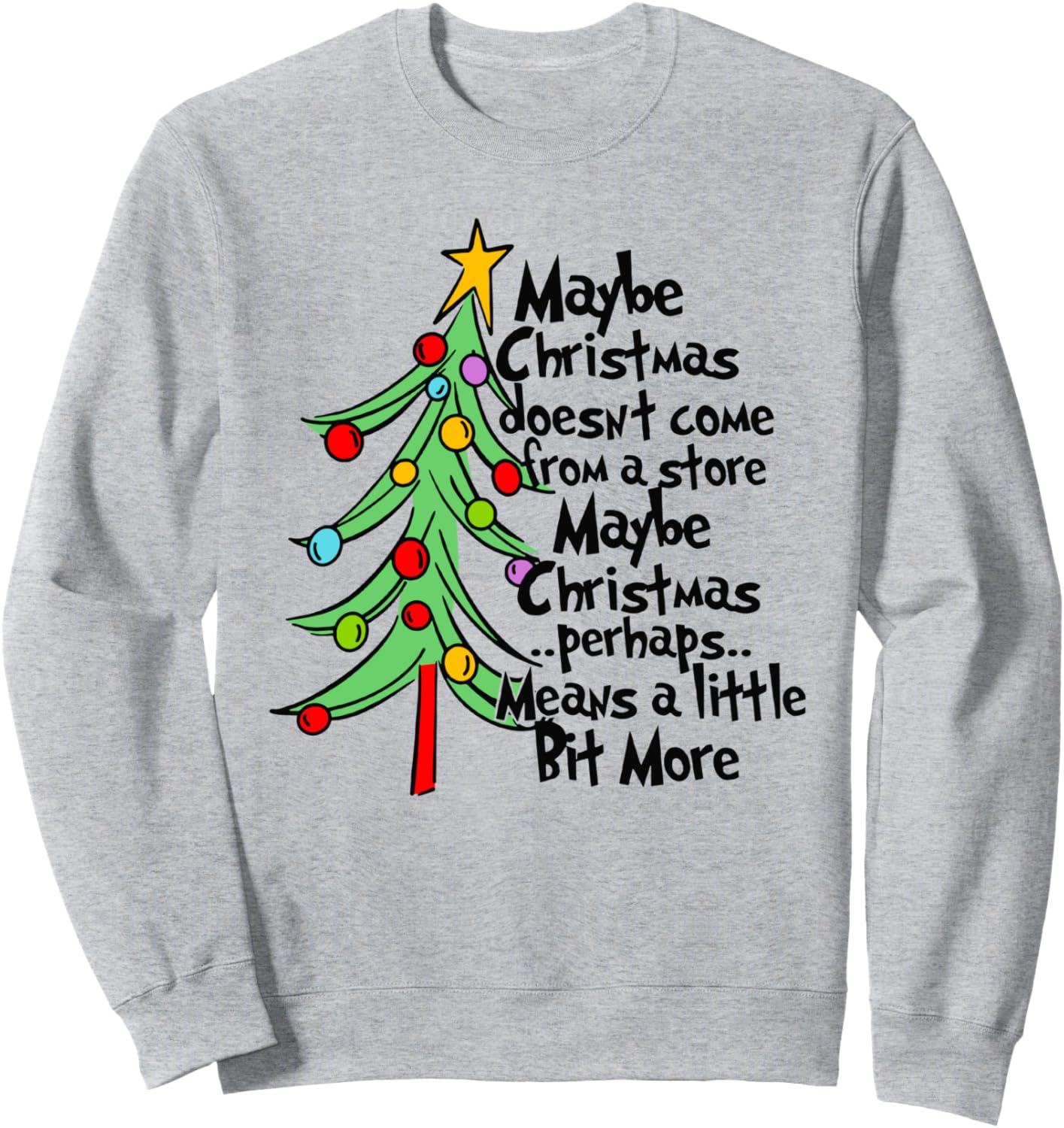 Cozy Christmas Tree Sweatshirt - Festive Holiday Design!