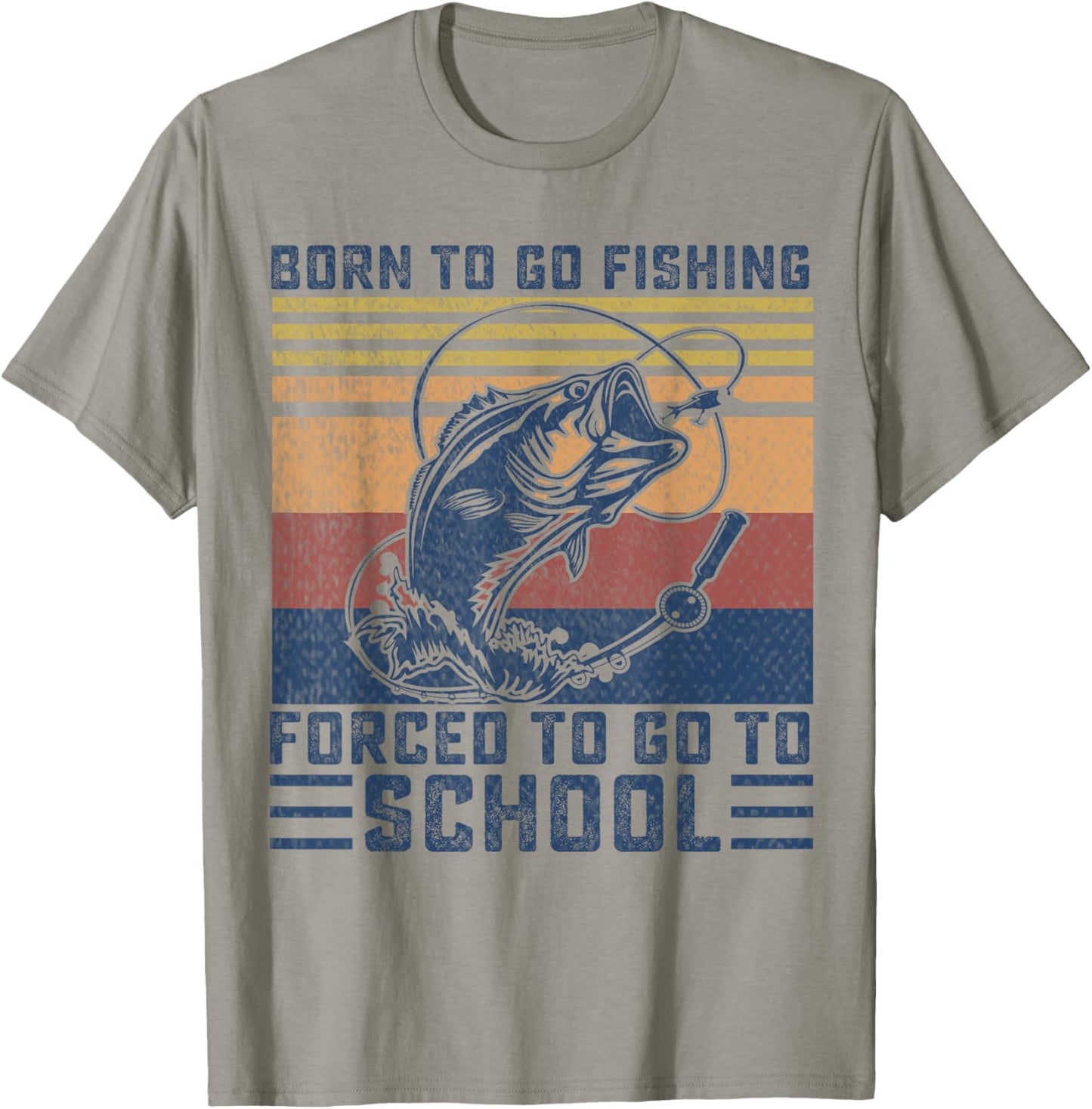 Bass Fish Lover Kid's Tee for Little Anglers by Nourjoy