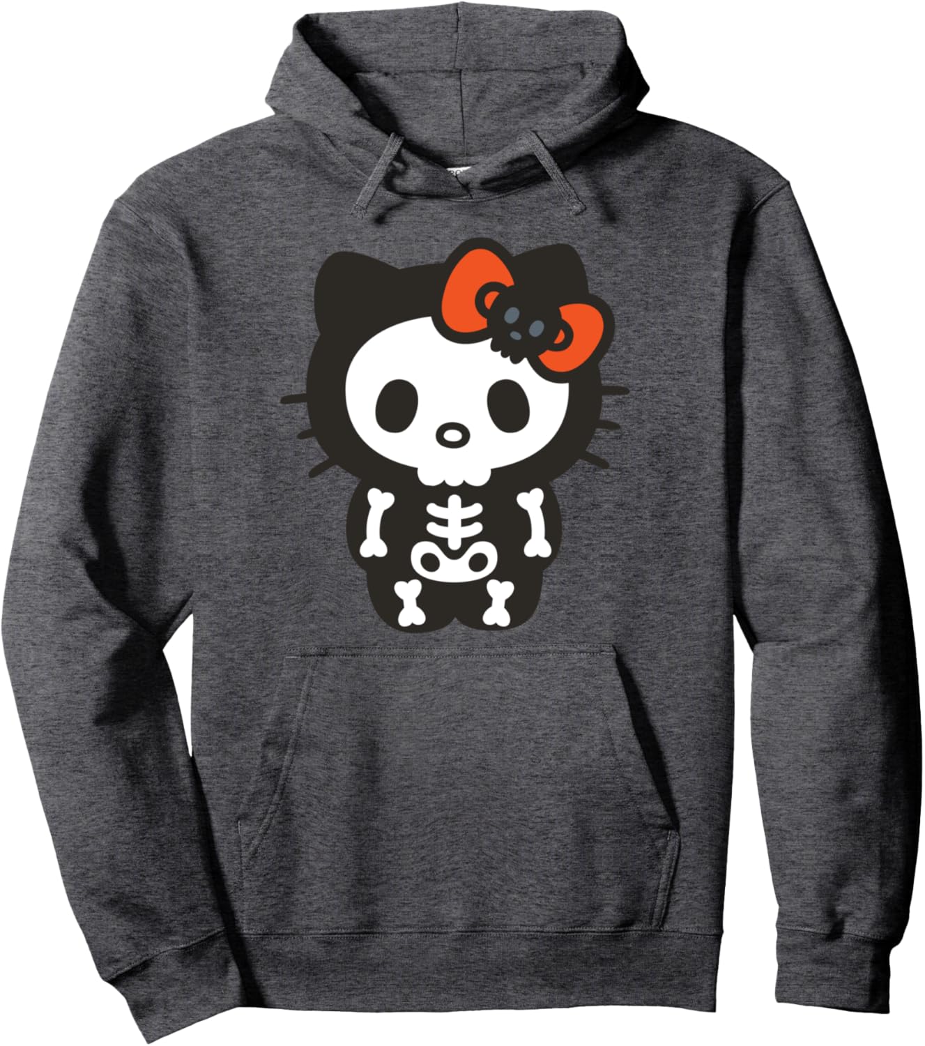 Hello Kitty Skeleton Halloween Hoodie for Spooky Season Fun