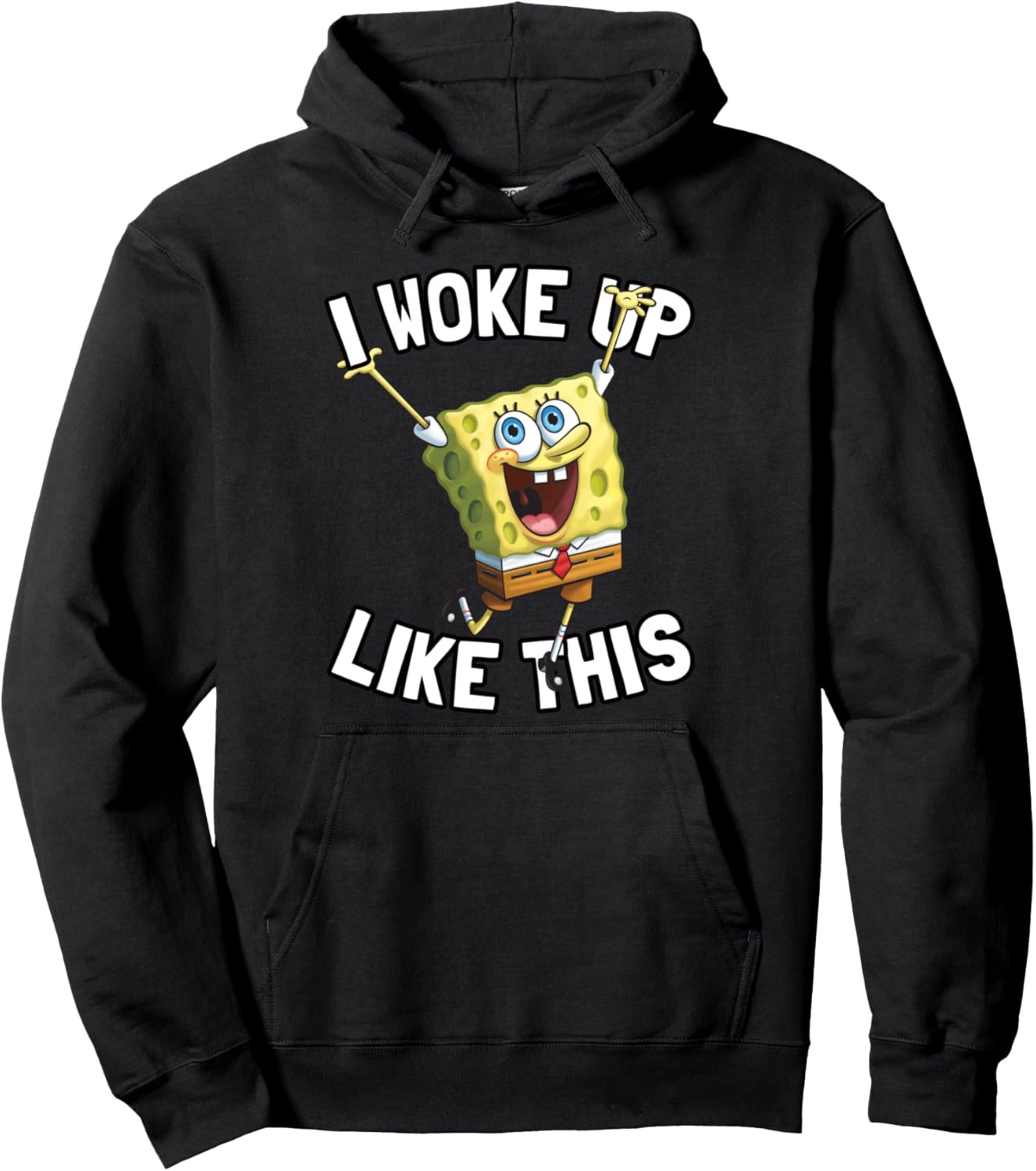 Spongebob SquarePants I Woke Up Like This Pullover Hoodie Review