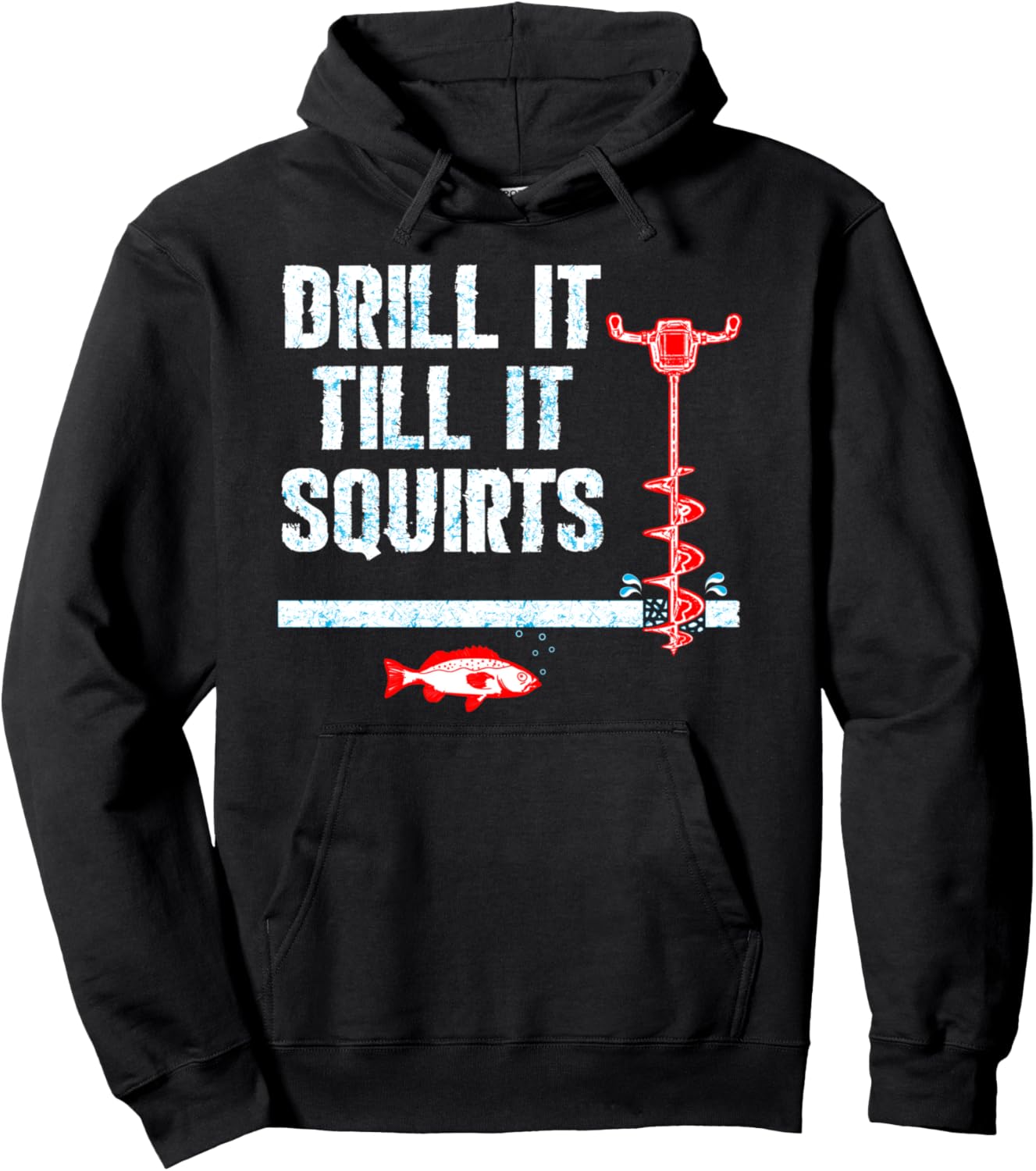 Ice Fishing Auger Hoodie: Drill with Warmth!