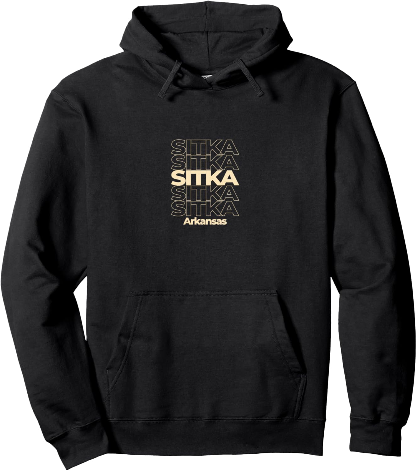 Cozy Vintage Sitka, AR Repeat Hoodie