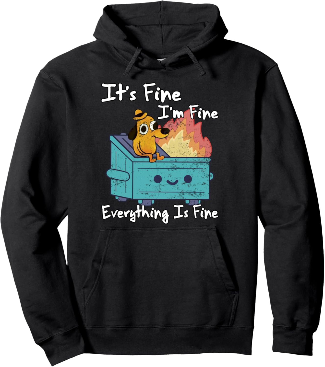 Funny Dog Meme Pullover Hoodie - Spread Laughter