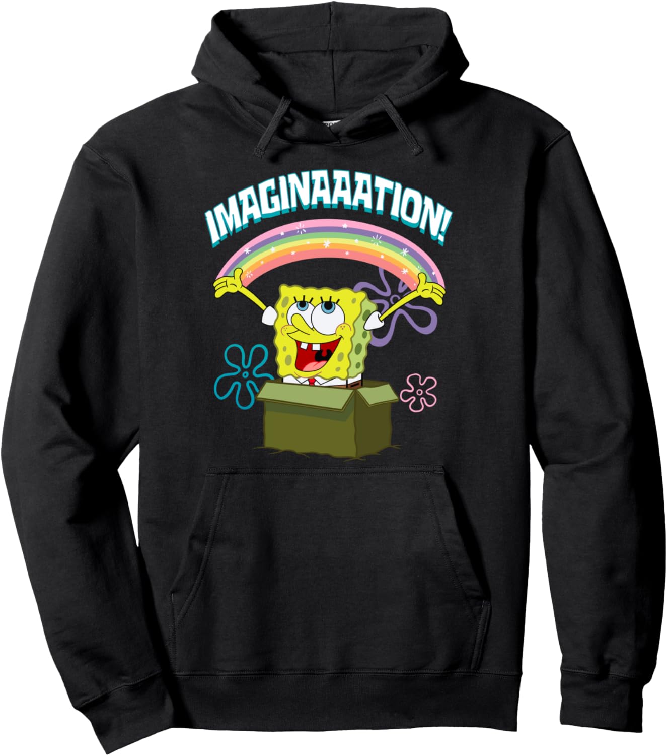 SpongeBob SquarePants Imaginaaation Box Funny Pullover Hoodie