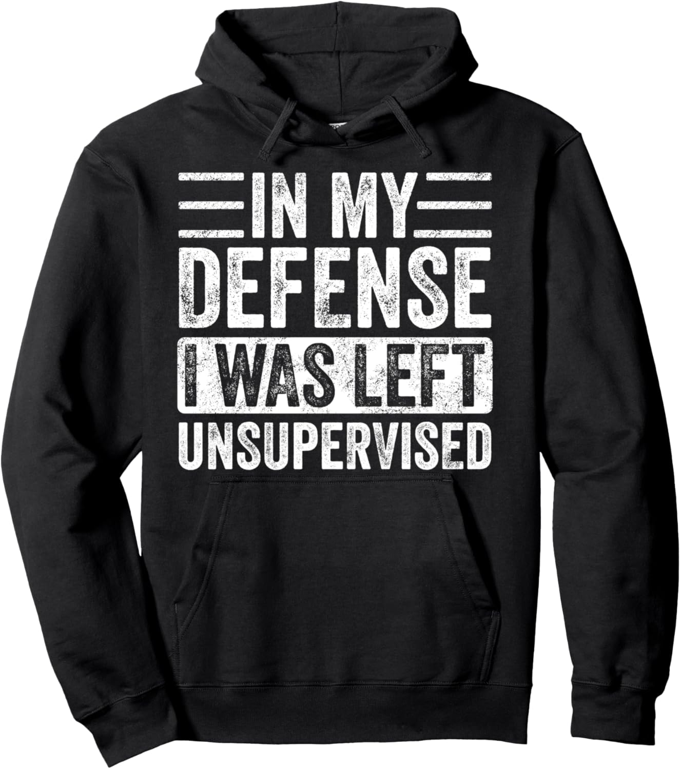 Unsupervised: Vintage Funny Hoodie