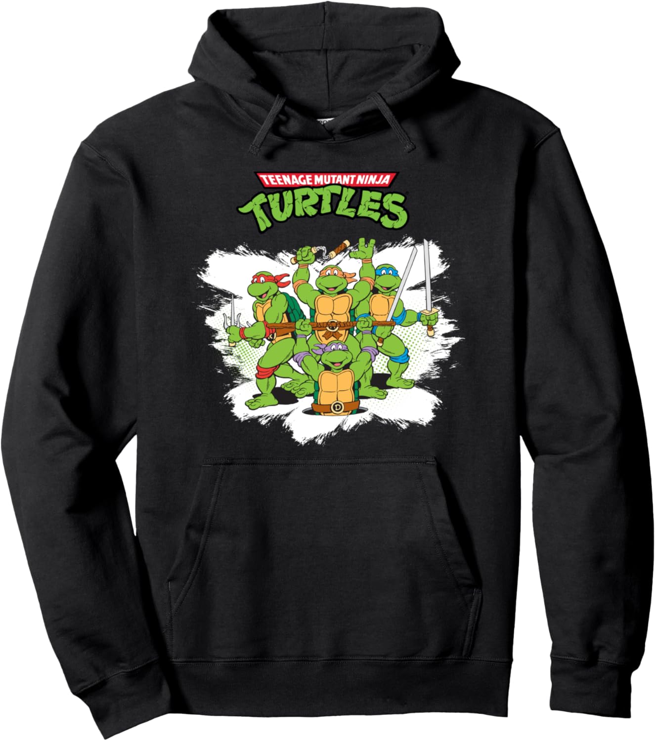 Original Teenage Mutant Ninja Turtles Classic Retro Logo Hoodie