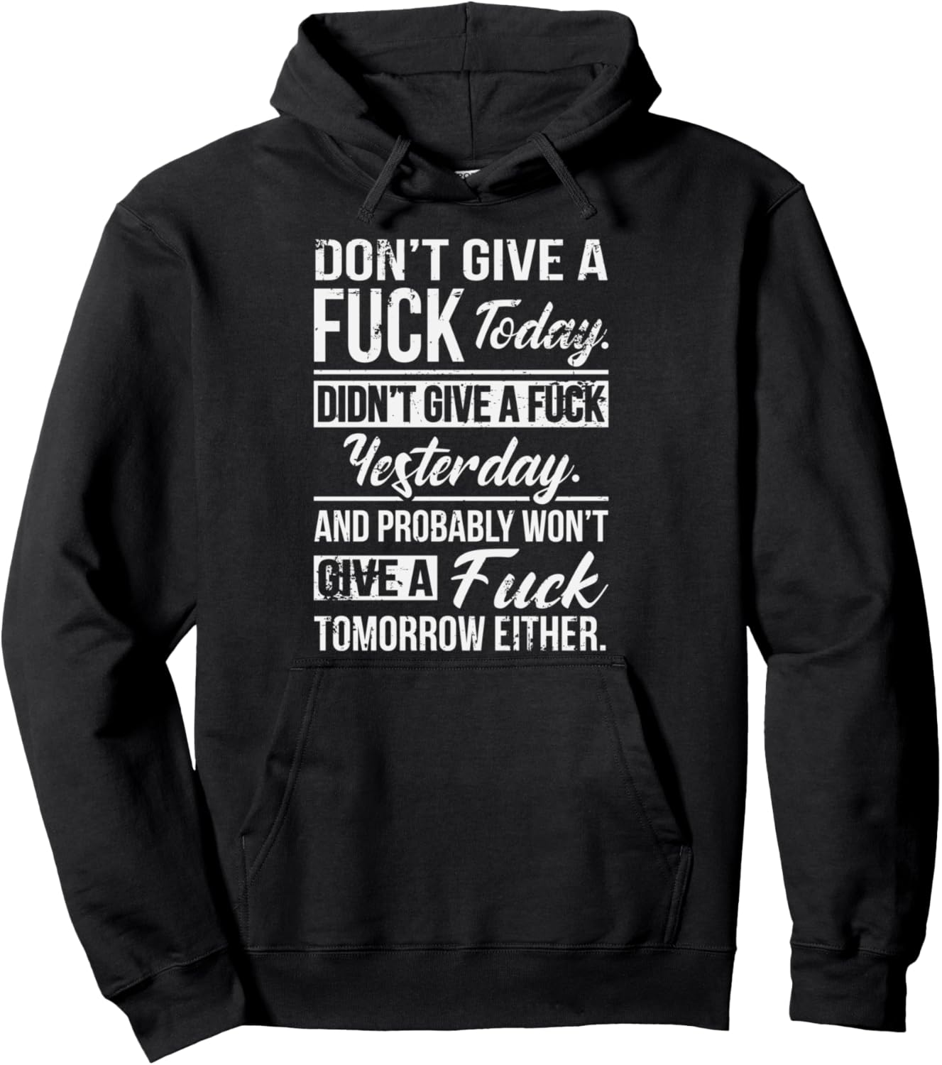 Sarcastic Unisex Hoodie - DGAF Attitude