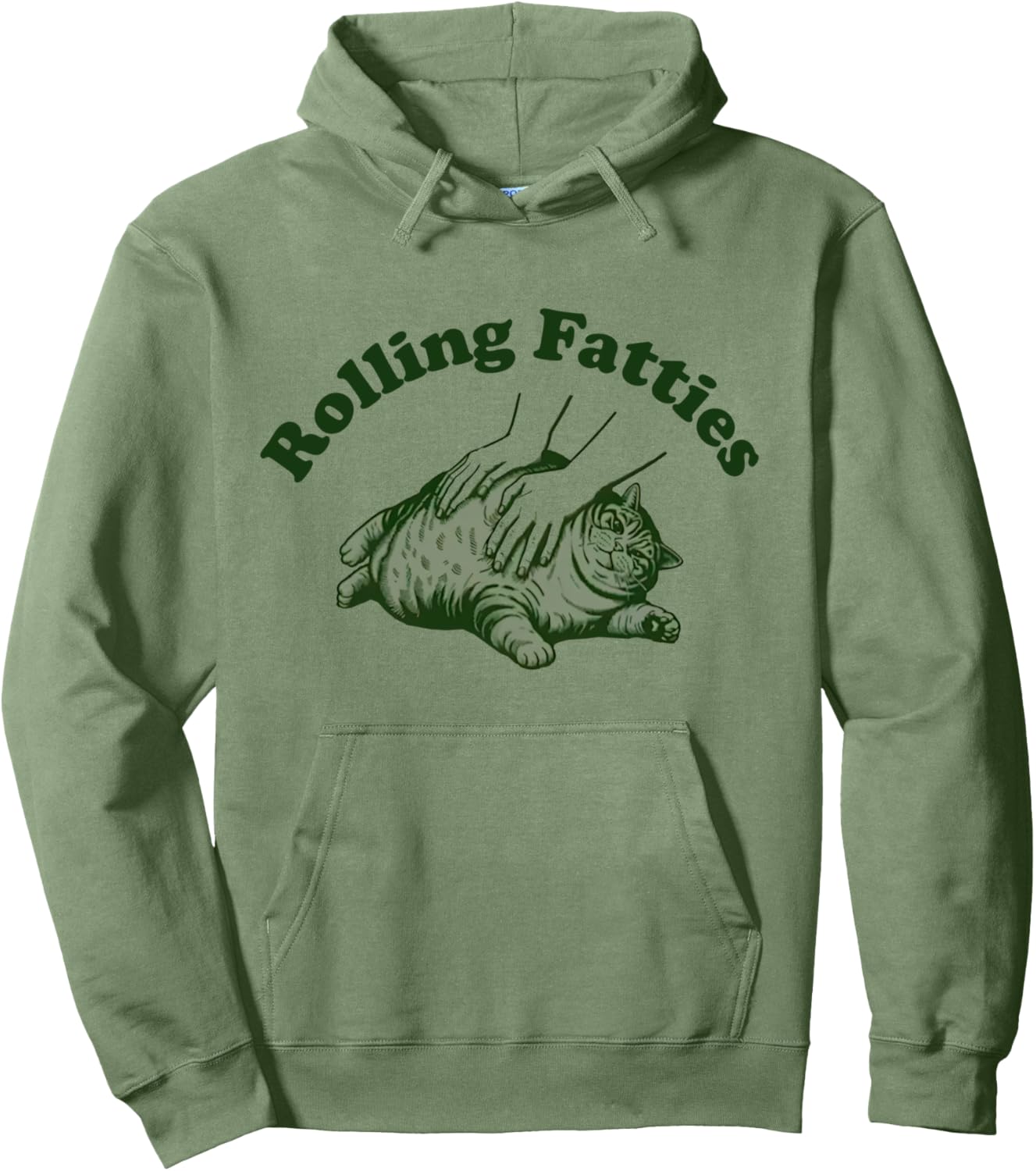 Cozy Fat Cat Hoodie for All - Rollin Fatties