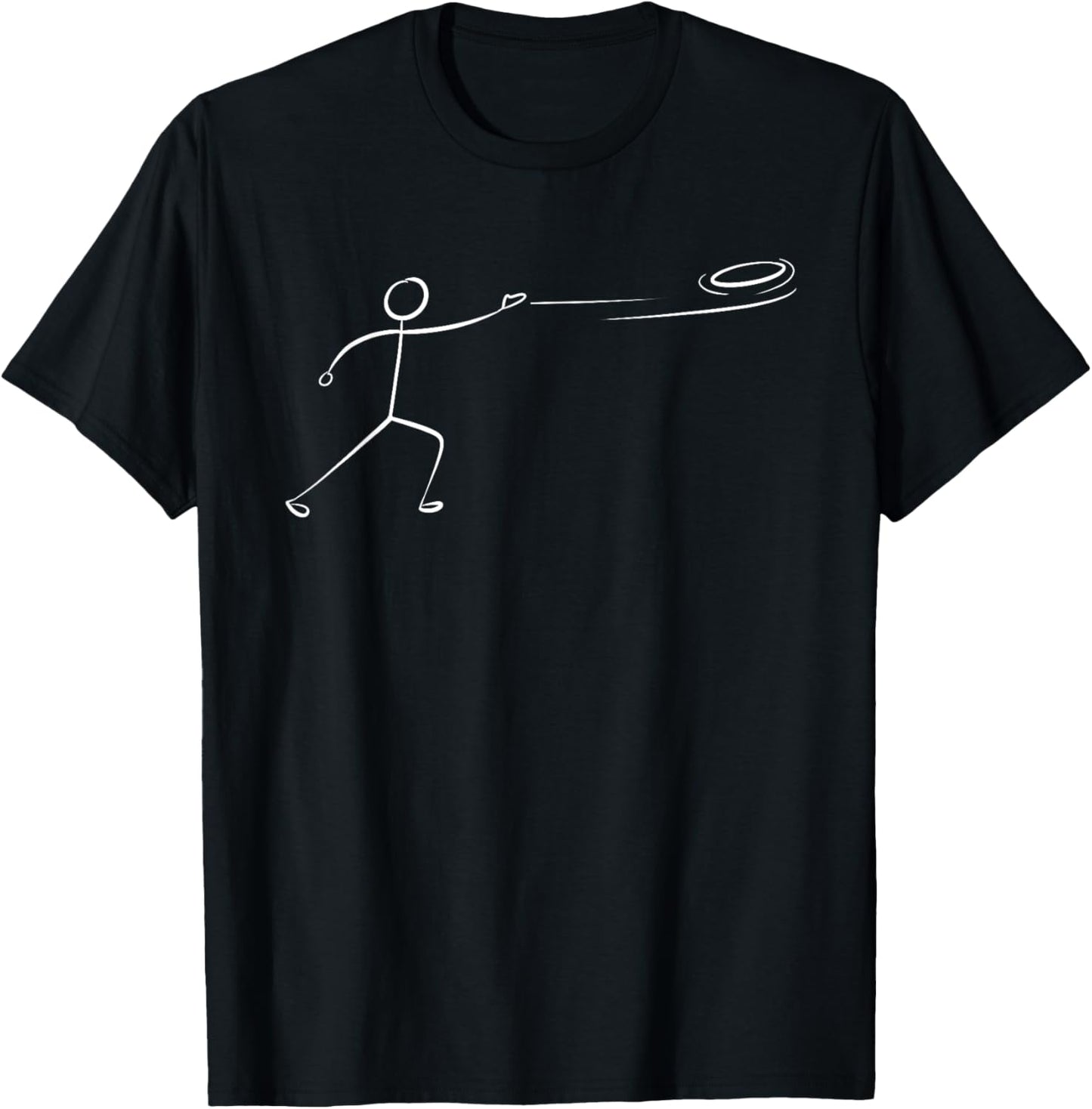 Hilarious Stickman Disc Golf Tee