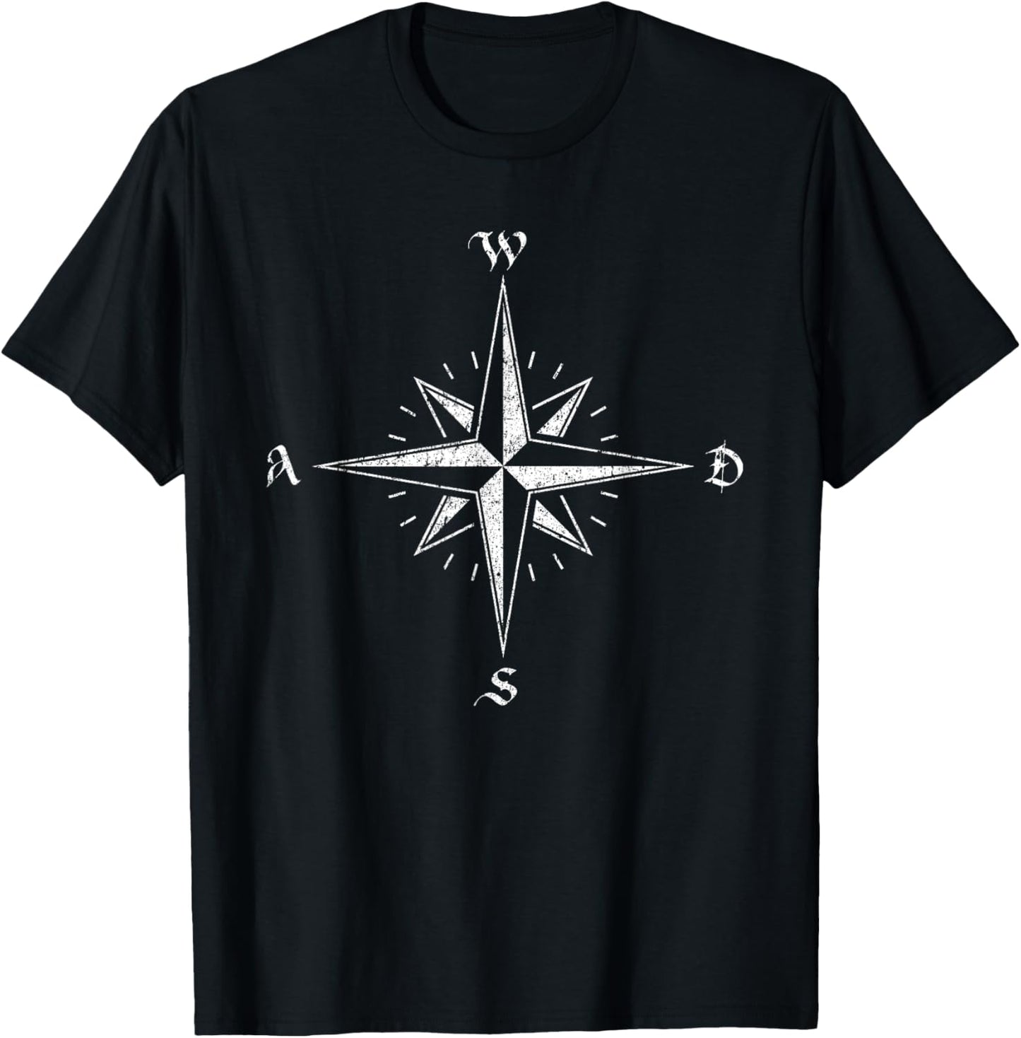 Retro PC Gaming Compass Tee - Unisex - Small