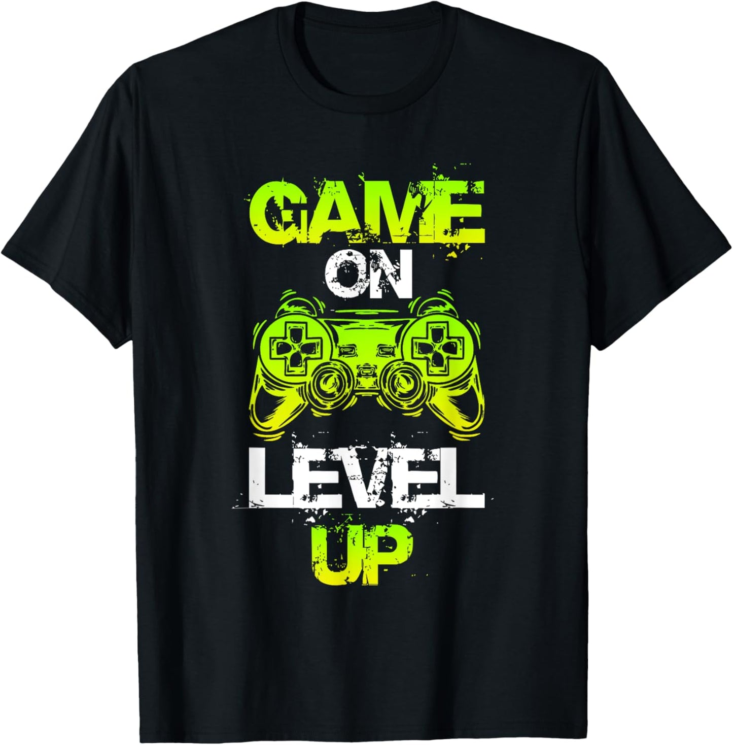 Level Up Your Game with this Black Gaming Tee