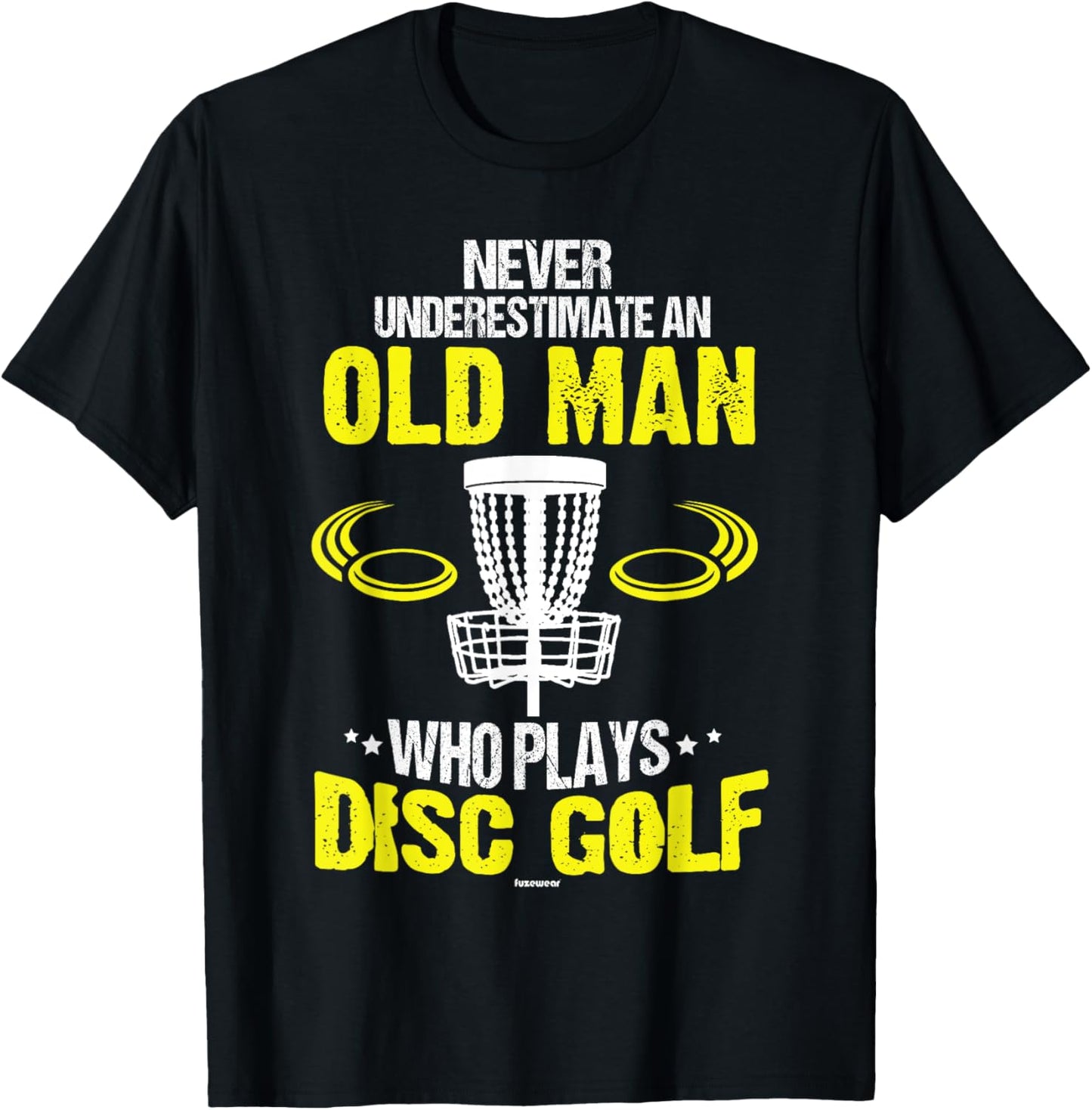 Old Man Disc Golf Champ Tee