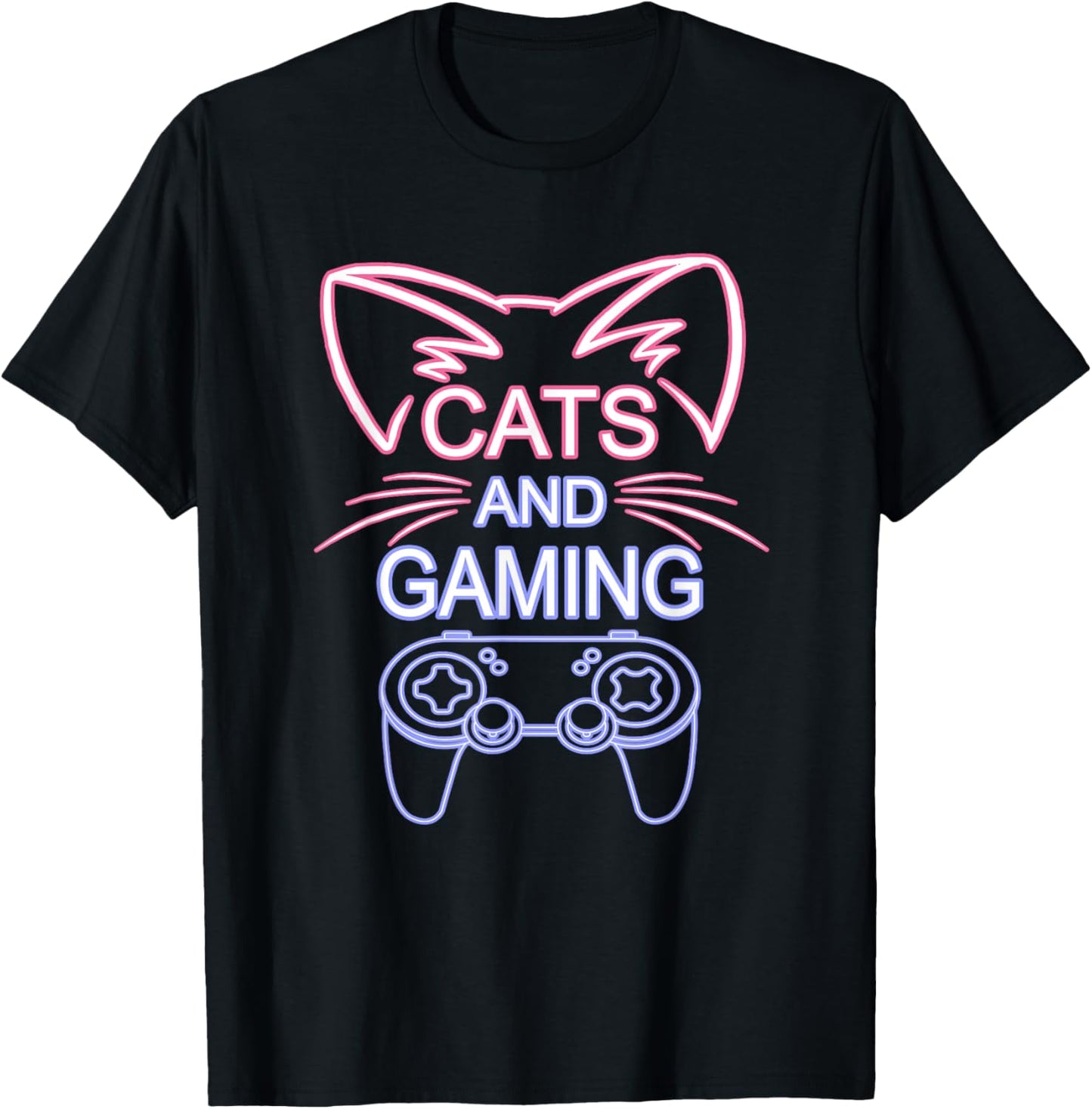 Gaming Cat T-Shirt - Level up your style!