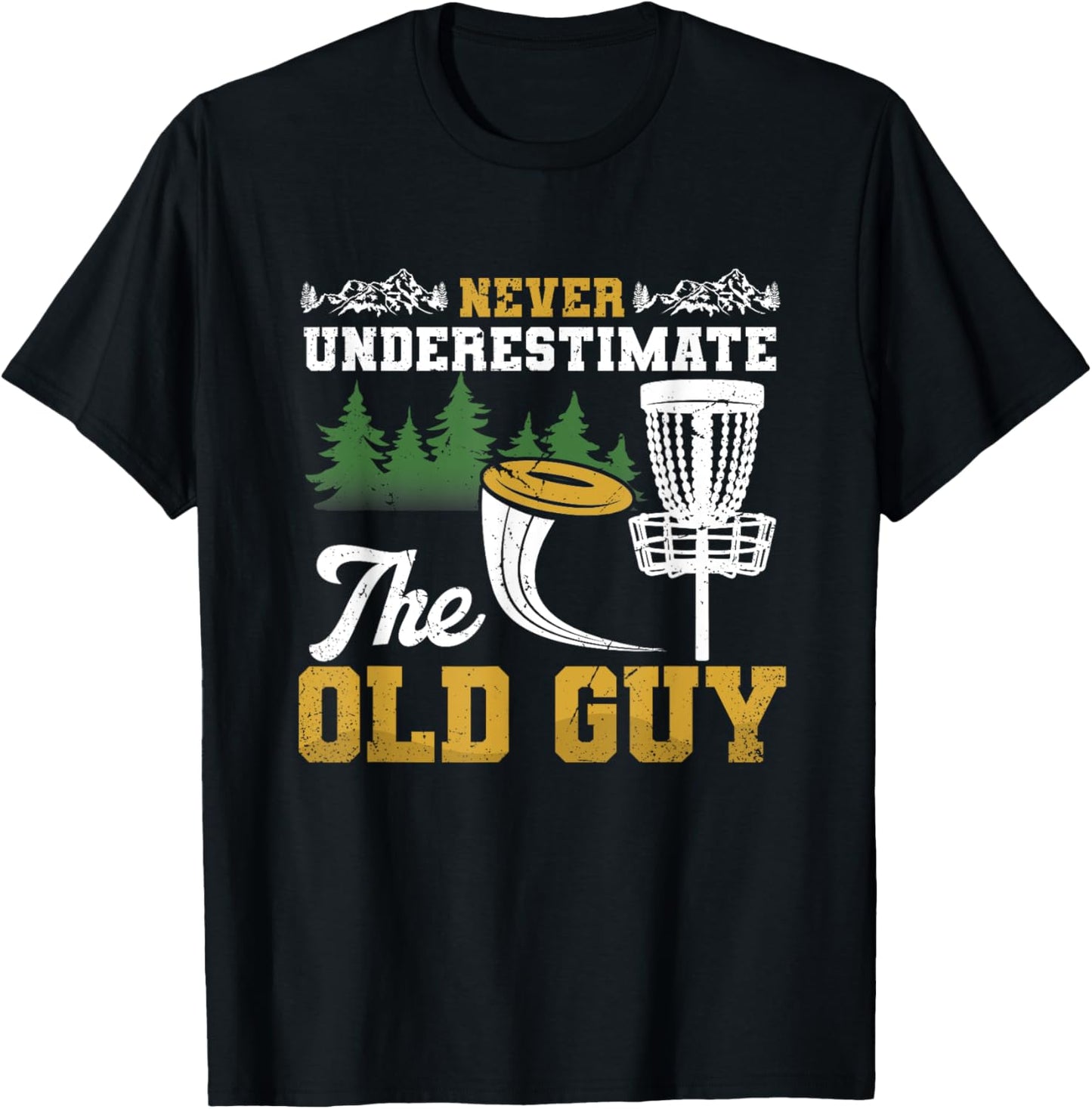Old Guy Disc Golf Tee for Modern Fun!