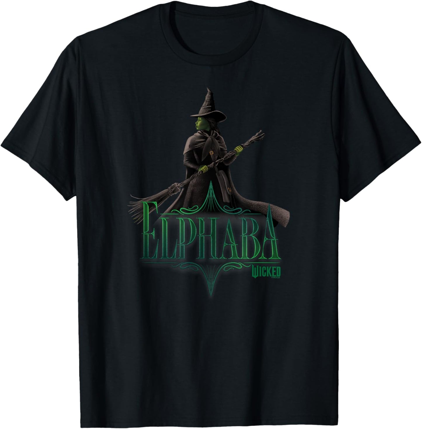 Wicked Elphaba Defying Pose Tee - Unisex, Black S