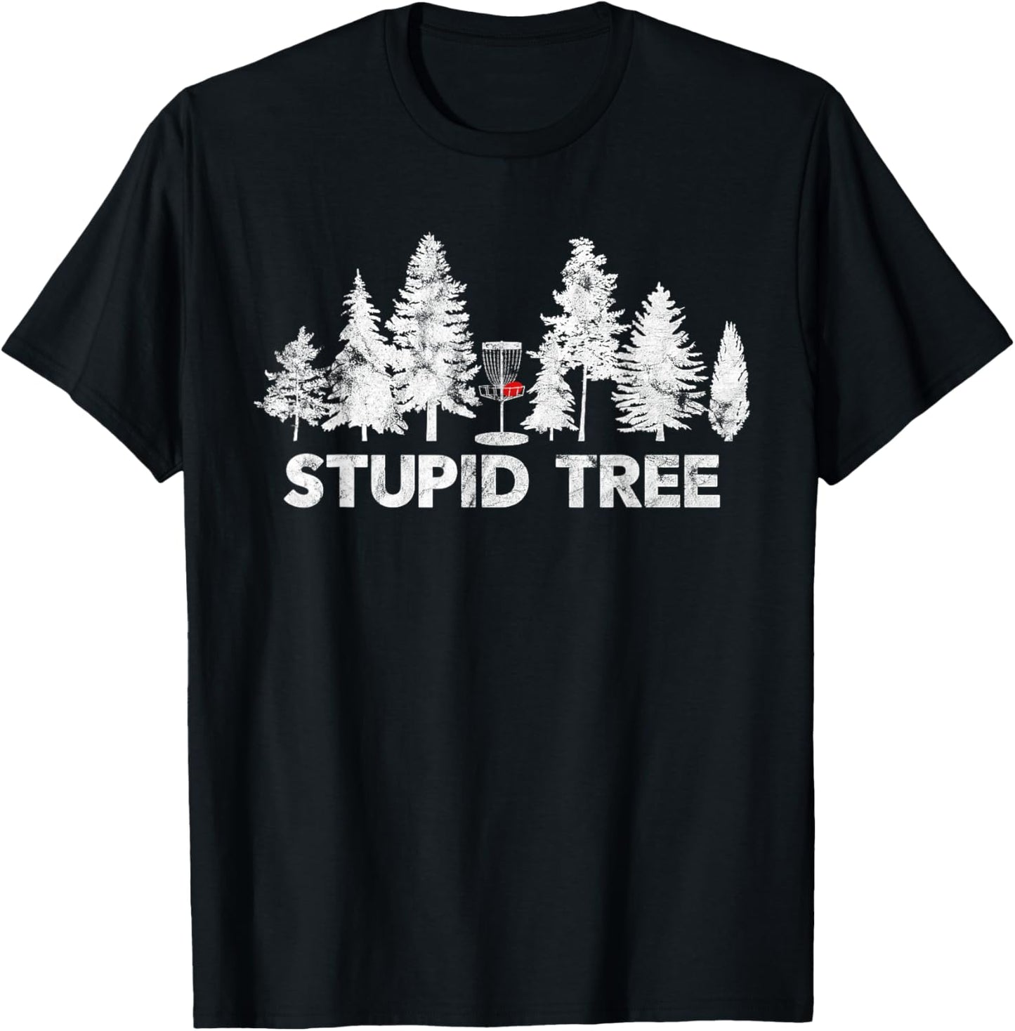 Disc Golf Queen Tee - Hilarious Tree Design