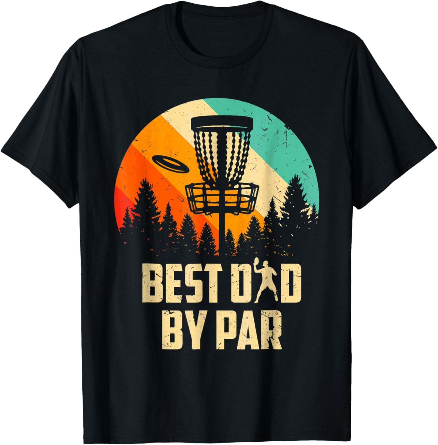 Vintage Disc Golf Dad Father's Day Tee